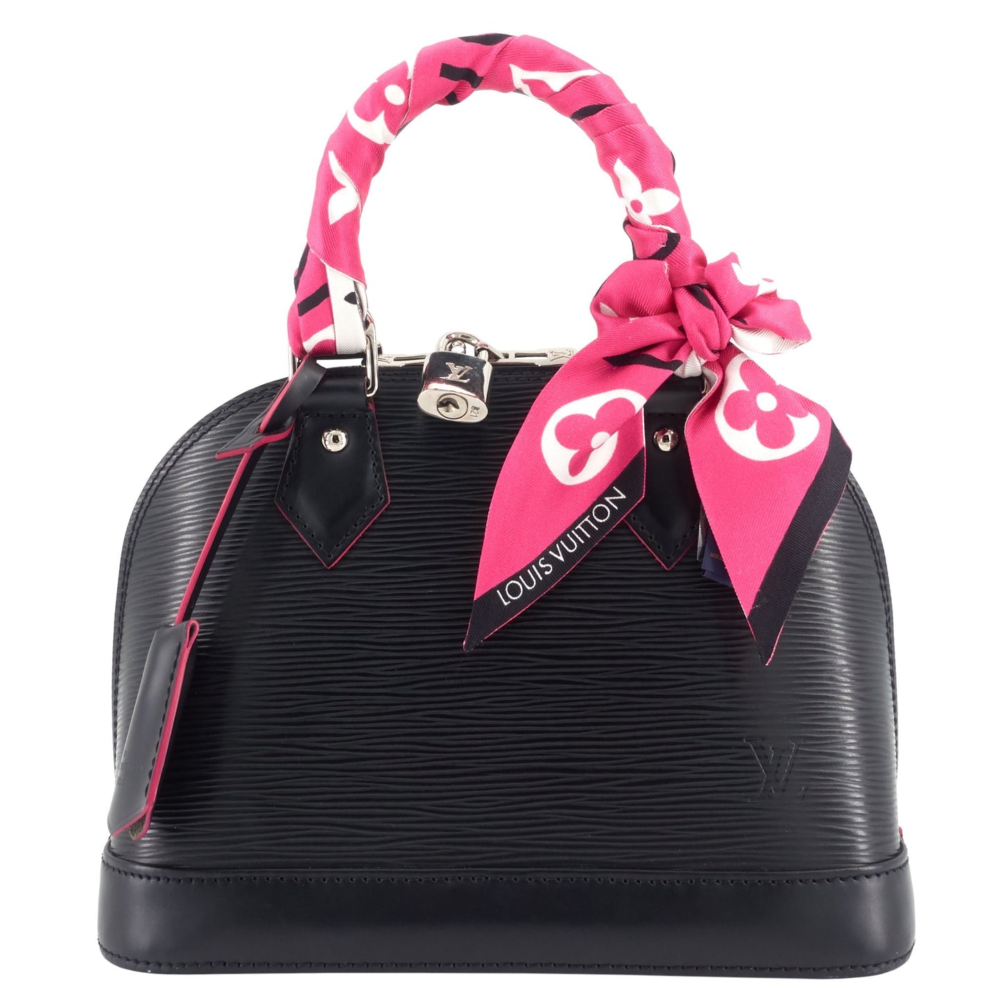 Louis Vuitto Alma BB Epi Leather Bag with Bandeau