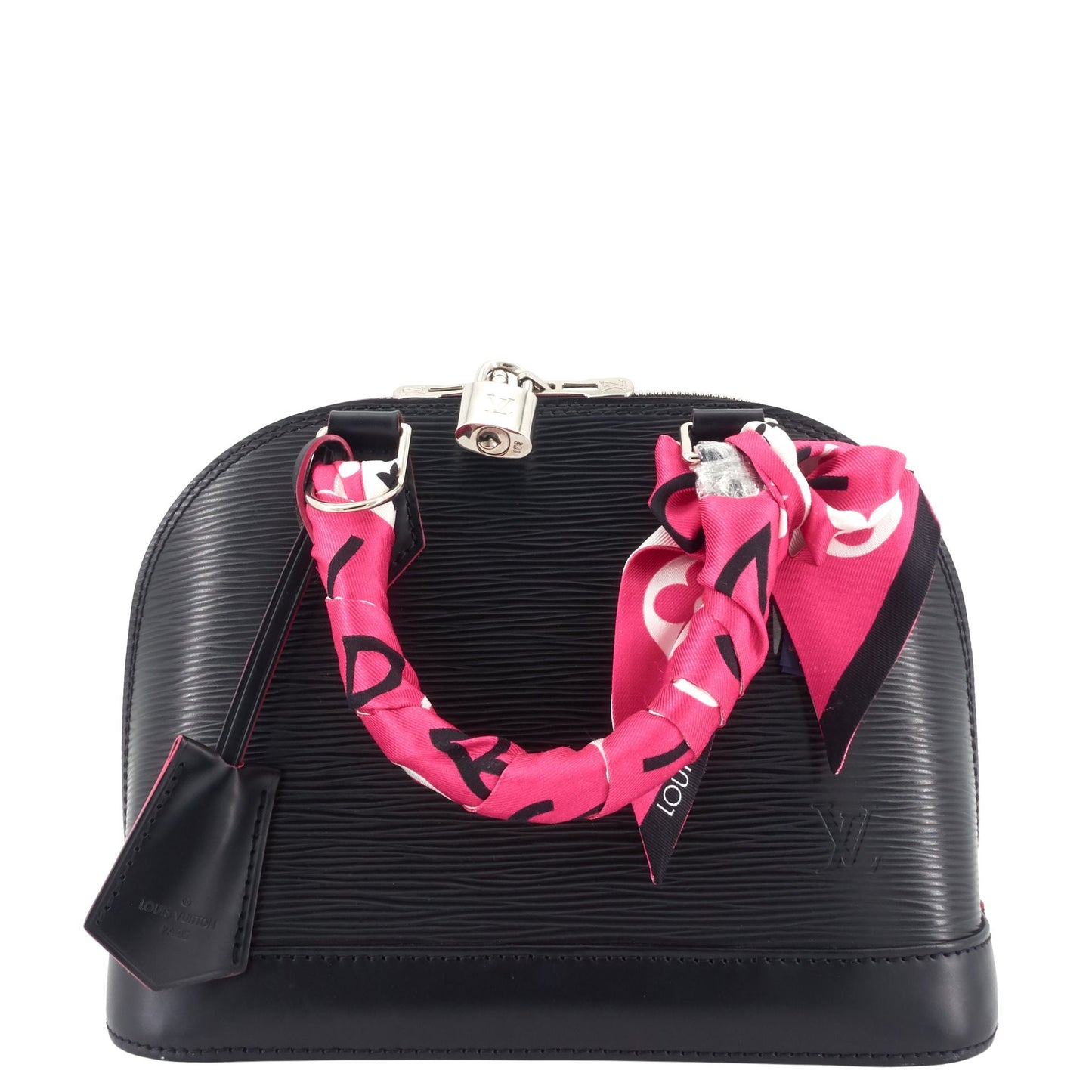Louis Vuitto Alma BB Epi Leather Bag with Bandeau