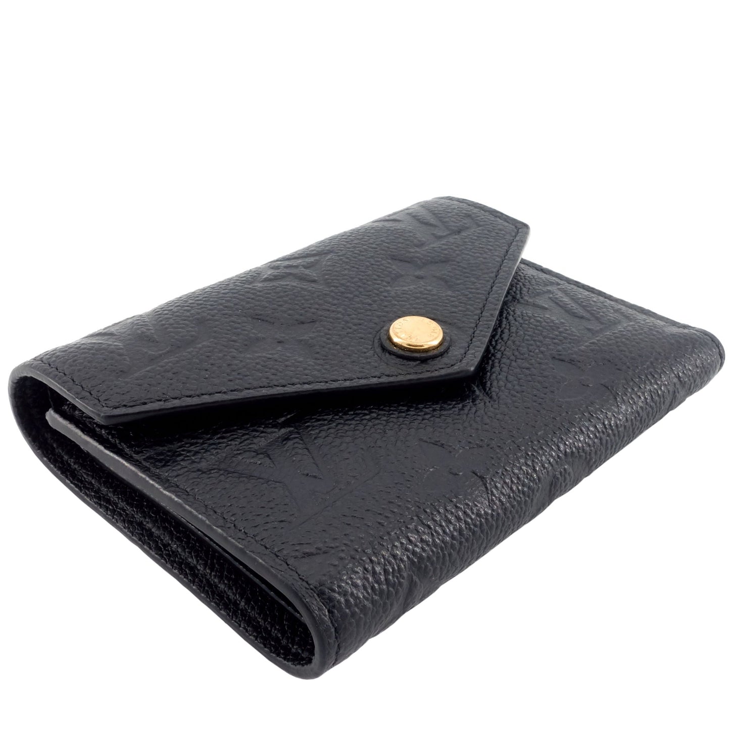 Louis Vuitto Victorine Monogram Empreinte Leather Bifold Wallet