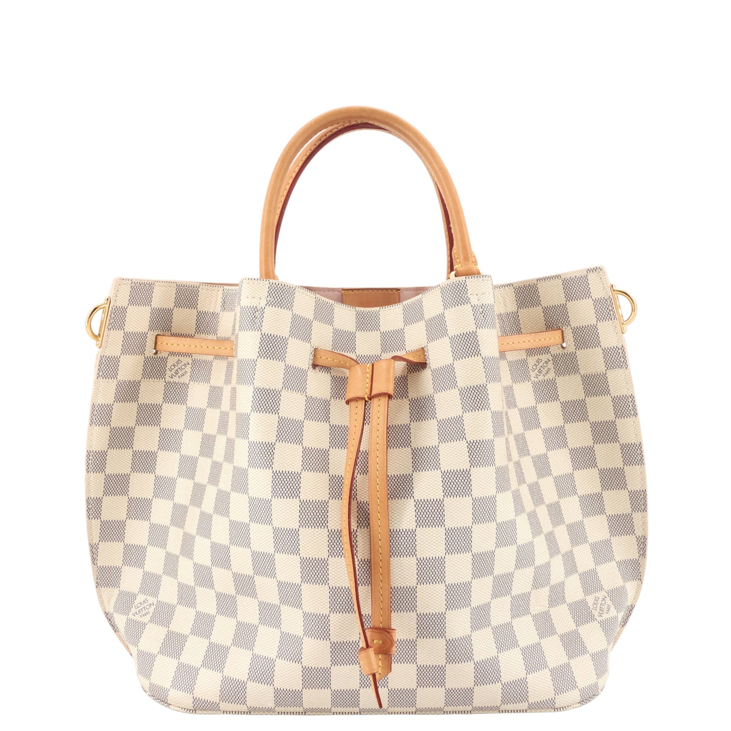 Louis Vuitto Girolata Damier Azur Canvas Tote Bag