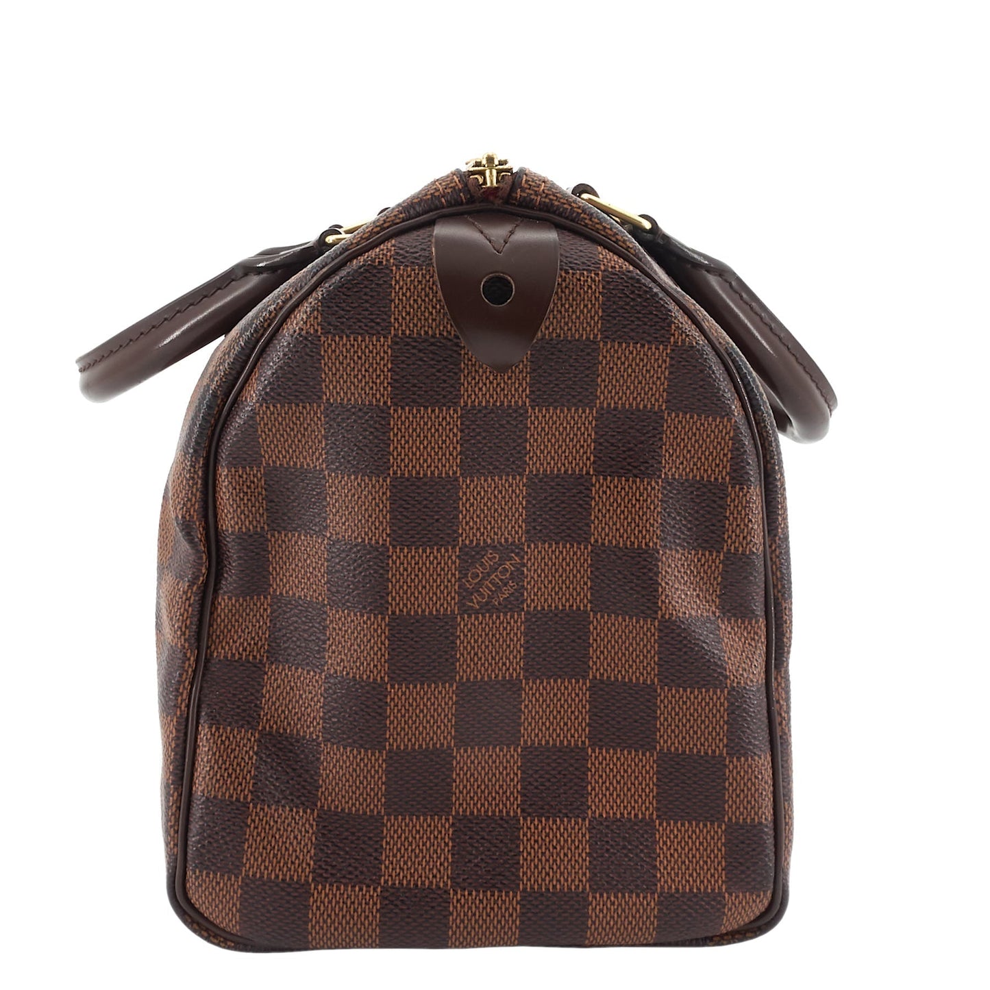 Louis Vuitto Speedy 25 Damier Ebene Canvas Bag