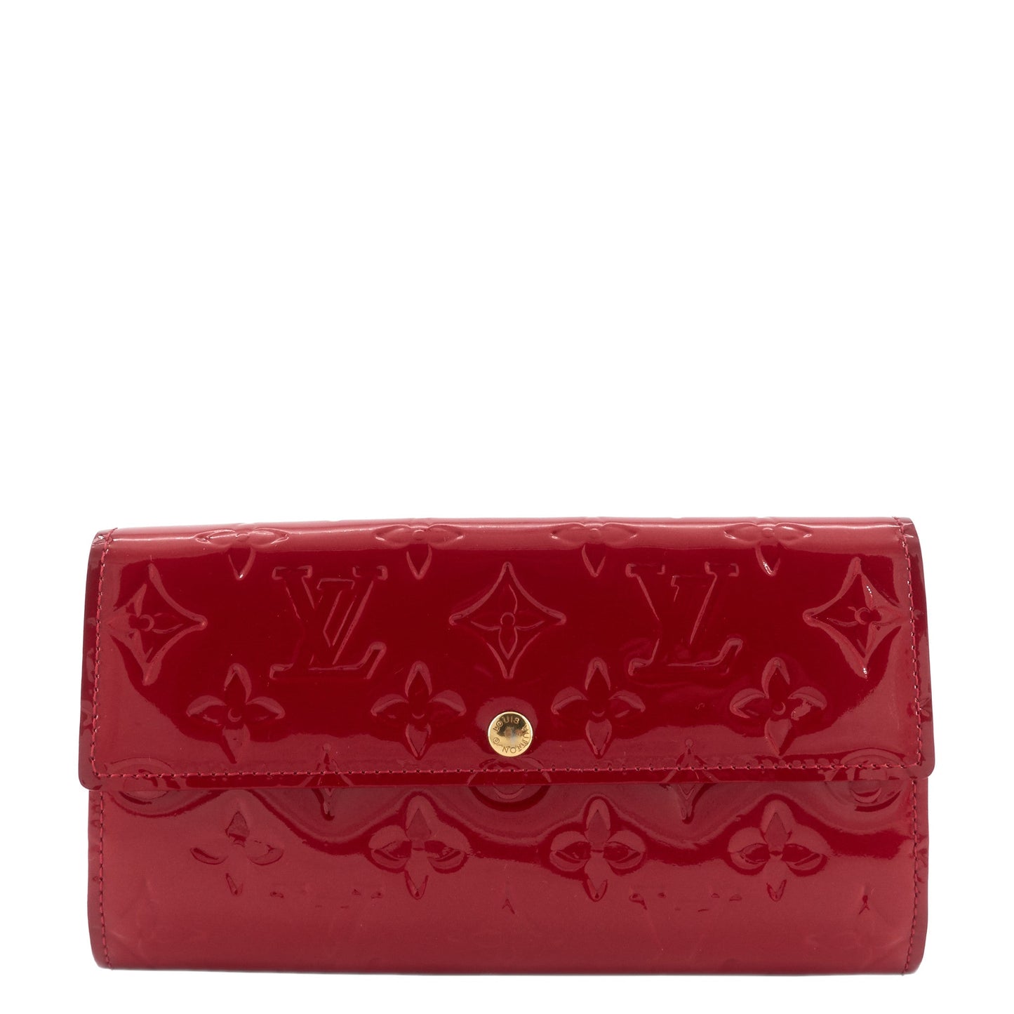 Louis Vuitto Sarah Vernis Leather Wallet