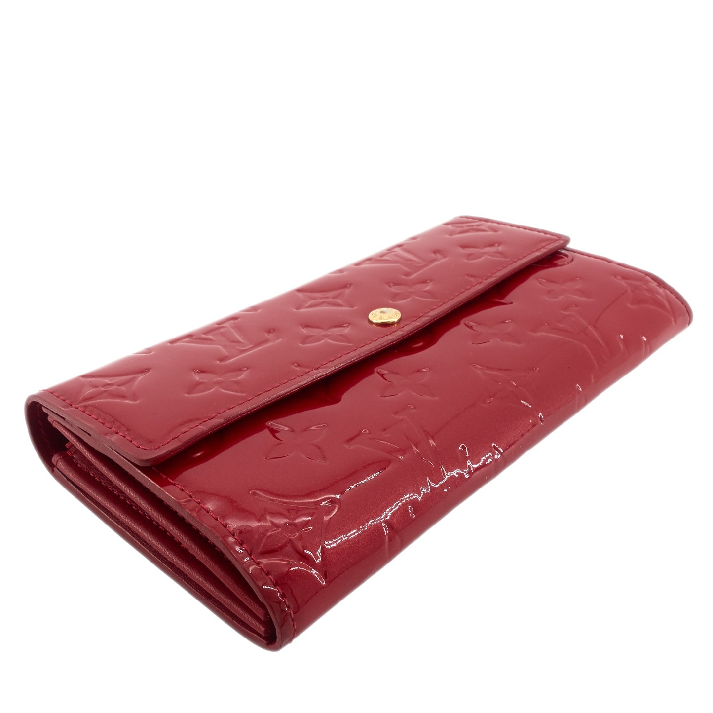Louis Vuitto Sarah Vernis Leather Wallet