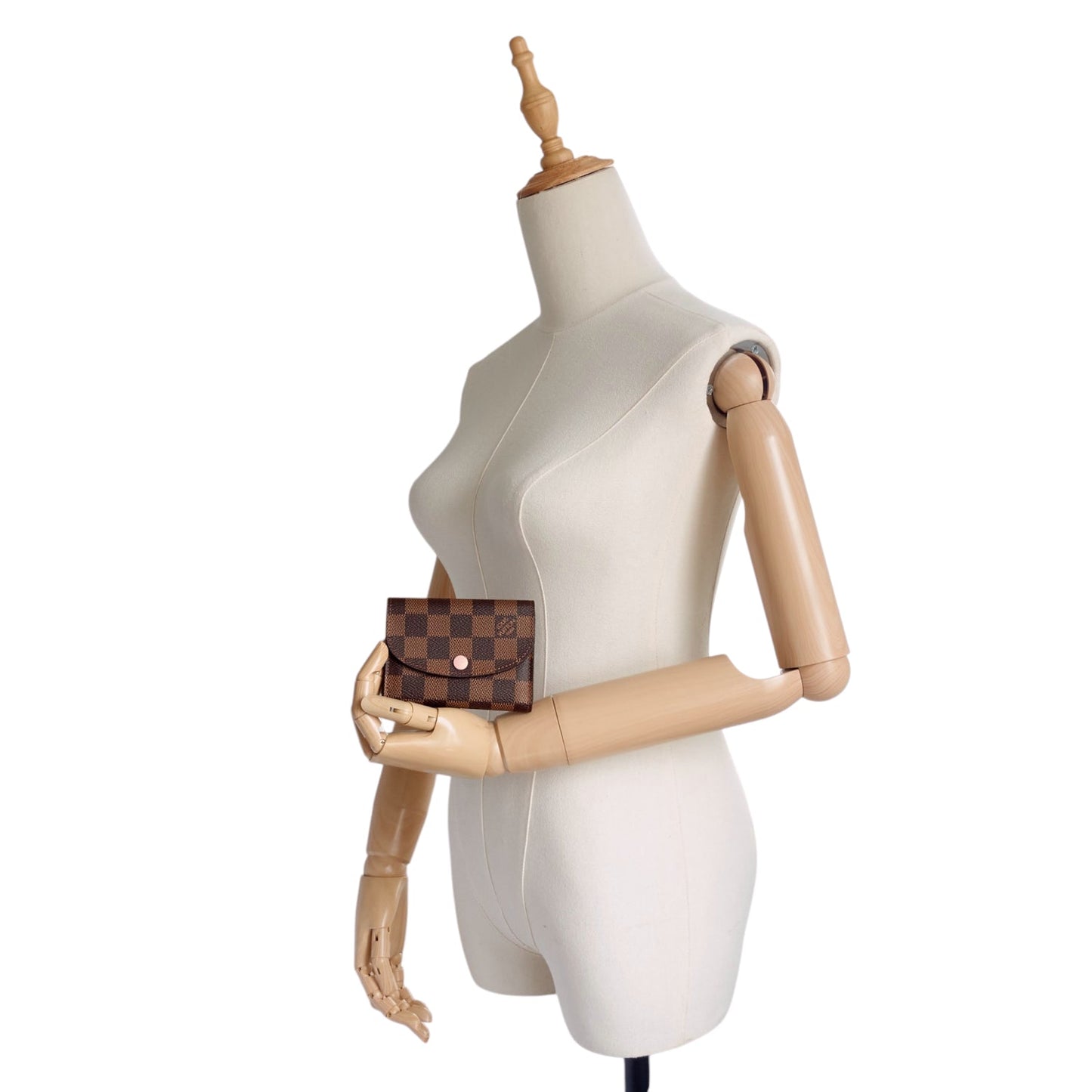 Louis Vuitto Rosalie Damier Ebene Coin Pouch