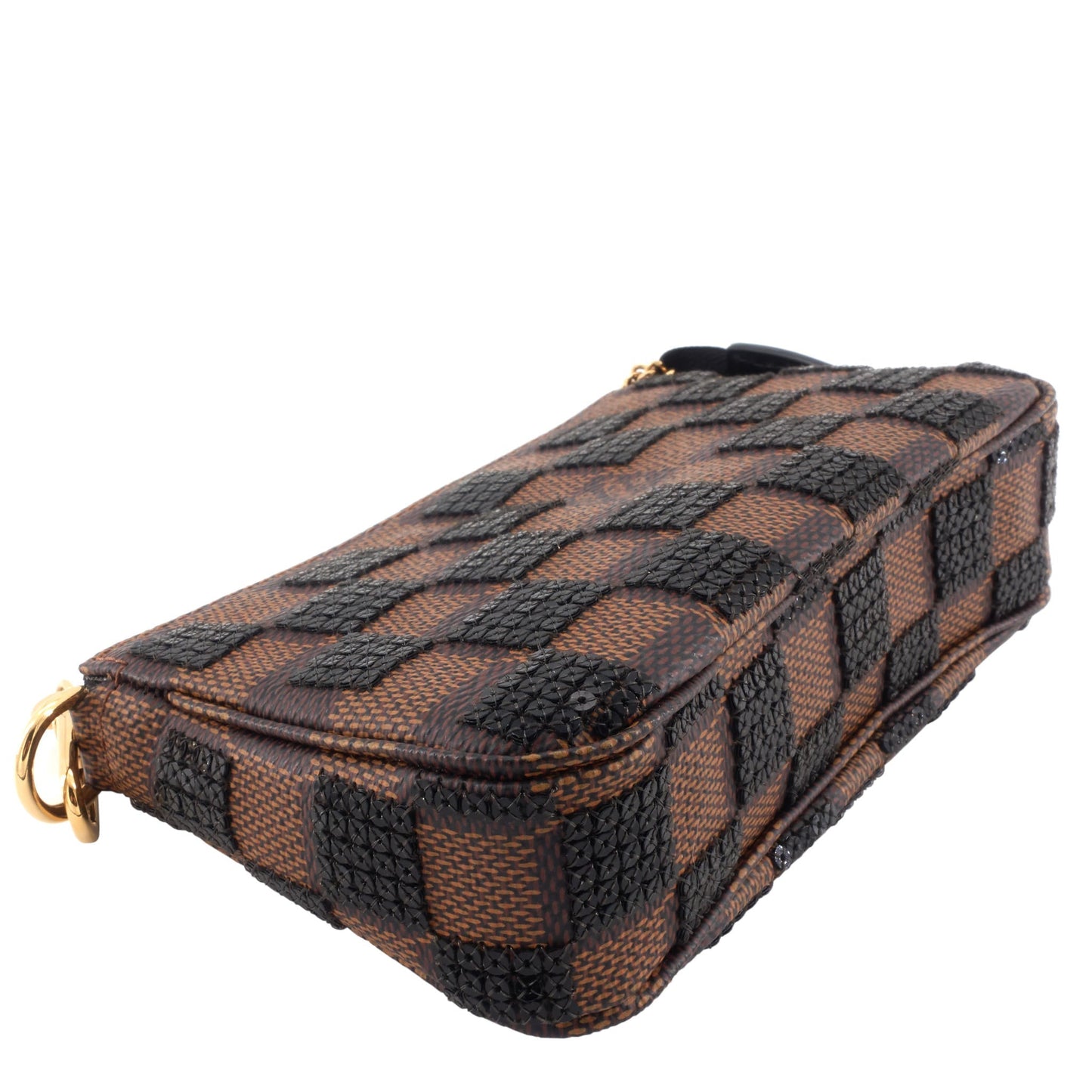 Louis Vuitto Damier Paillettes Mini Pochette Accessoires Bag