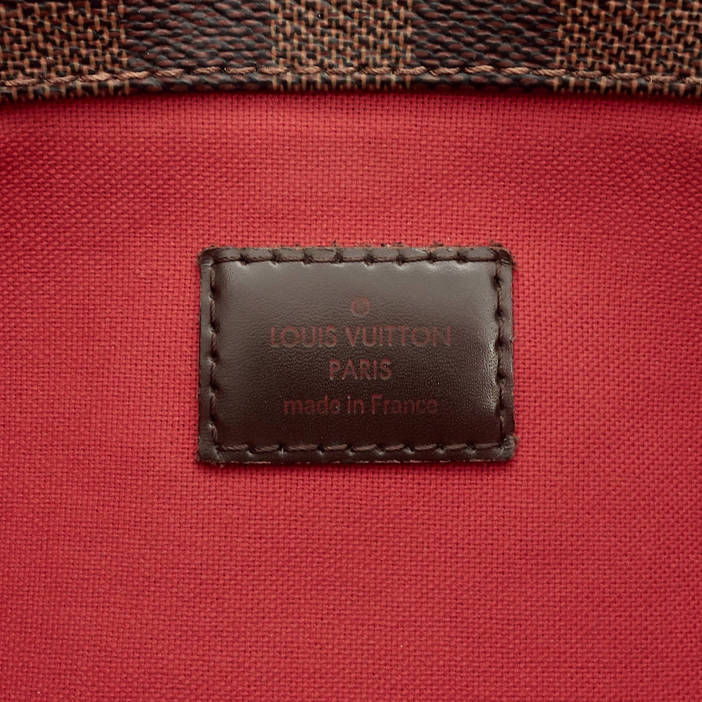 Louis Vuitto Bloomsbury PM Damier Ebene Canvas Bag