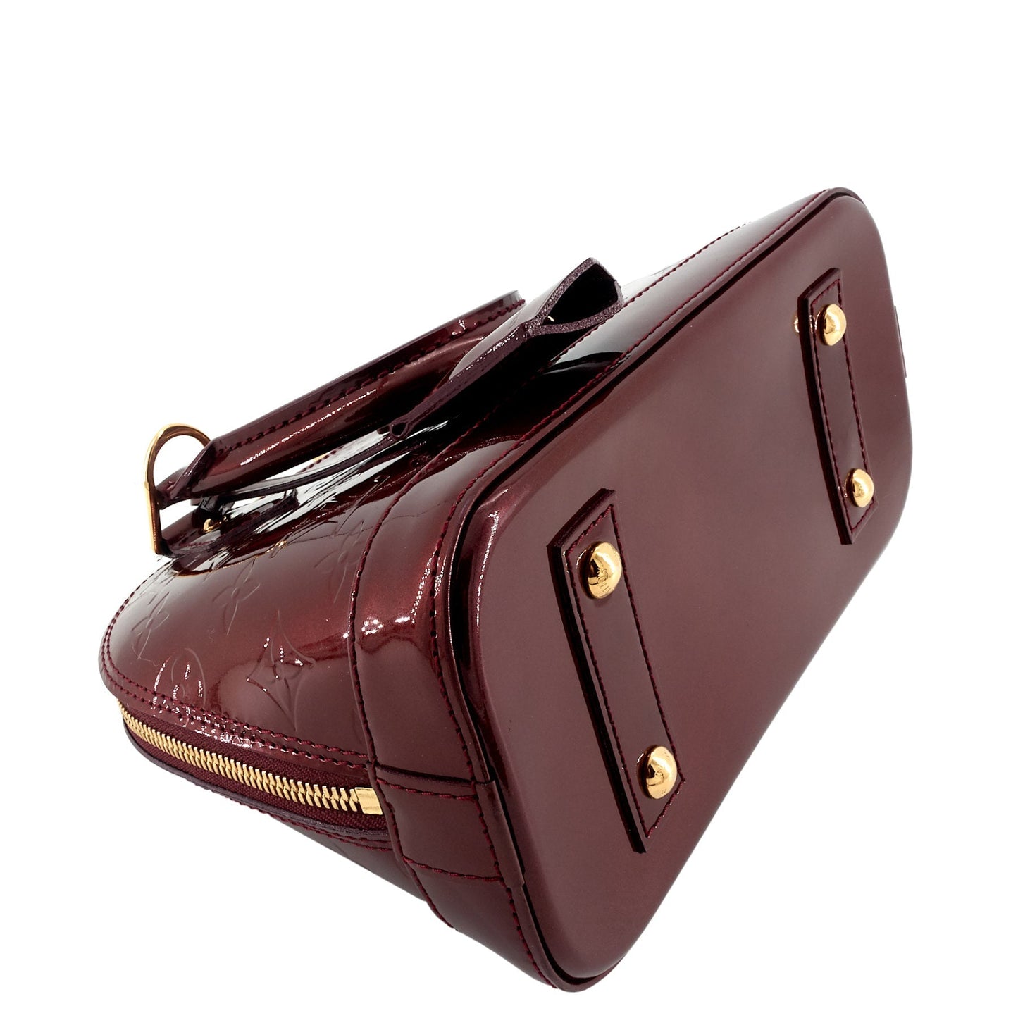 Louis Vuitto Alma BB Monogram Vernis Leather Bag