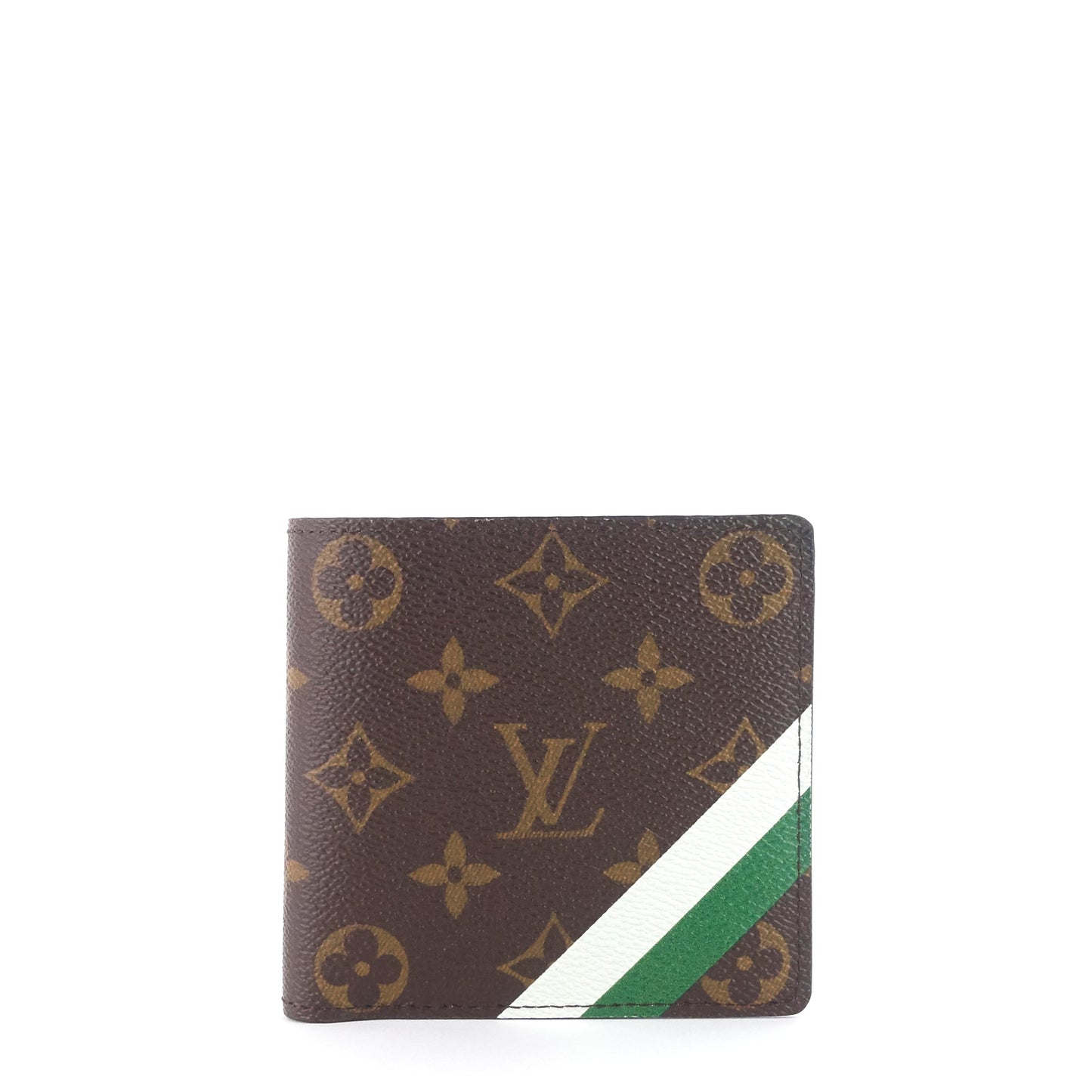 Louis Vuitto Marco My LV Heritage Monogram Canvas Wallet