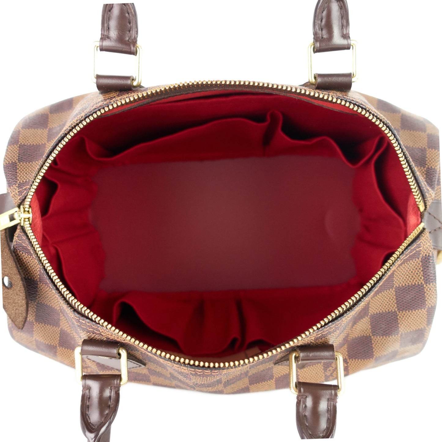 Louis Vuitto Speedy 30 Damier Ebene Canvas Bag