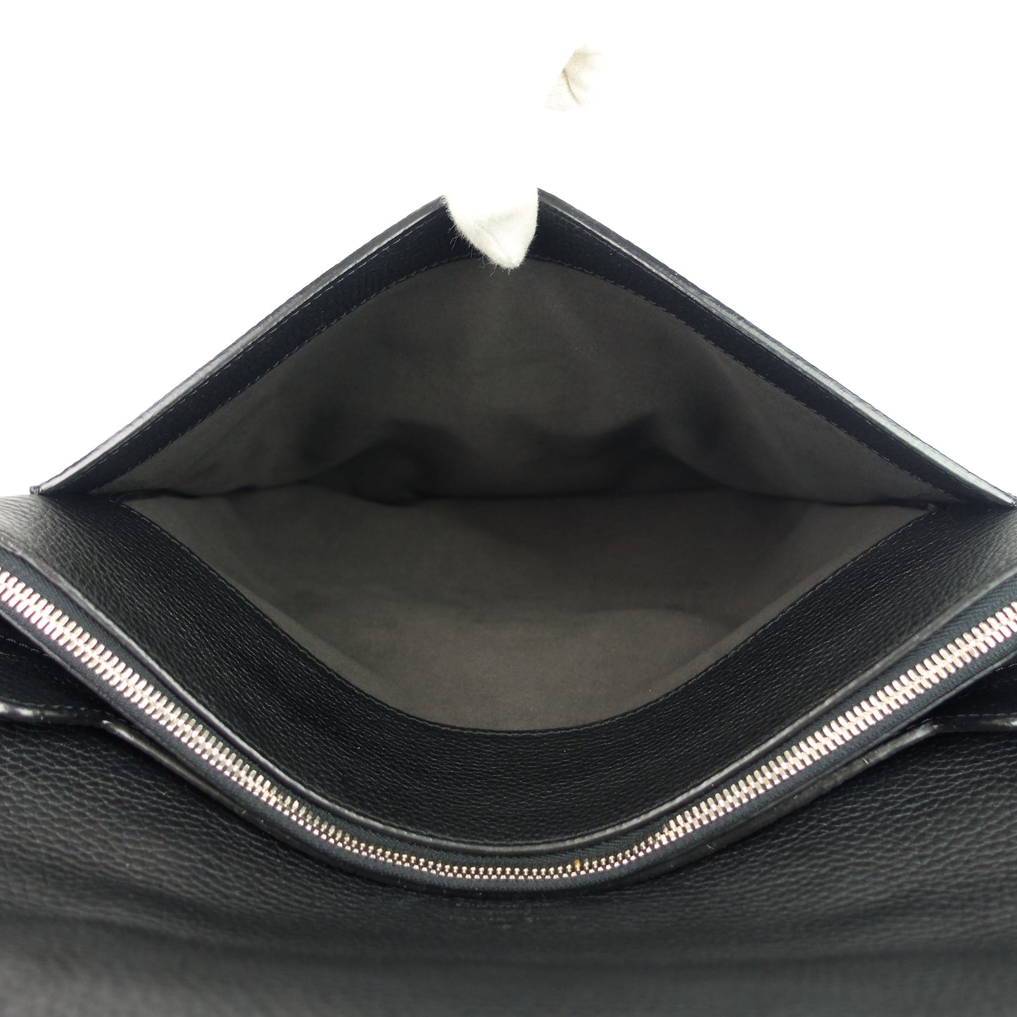 Louis Vuitto Serviette Dorian Taurillon Leather Briefcase Bag