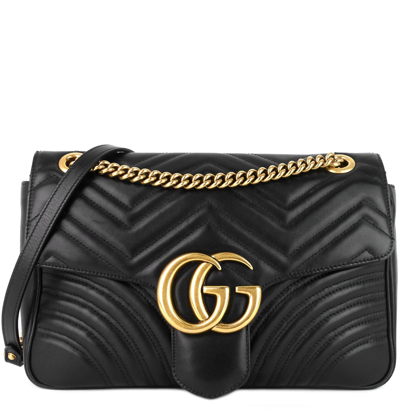 Gucci Marmont Medium MatelassÃ© Leather Shoulder Bag