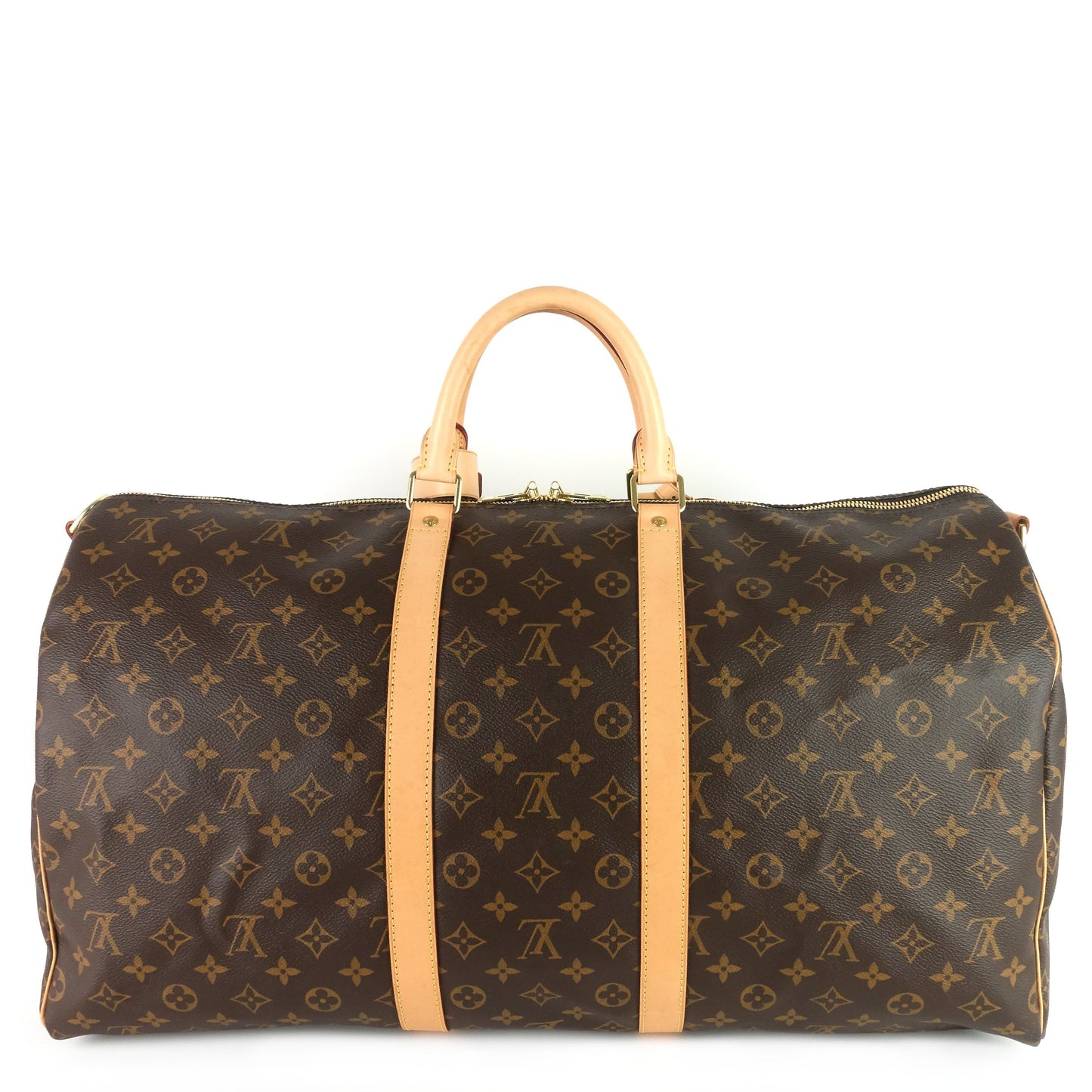 Louis Vuitto Keepall 55 BandouliÃ¨re Monogram Canvas Bag