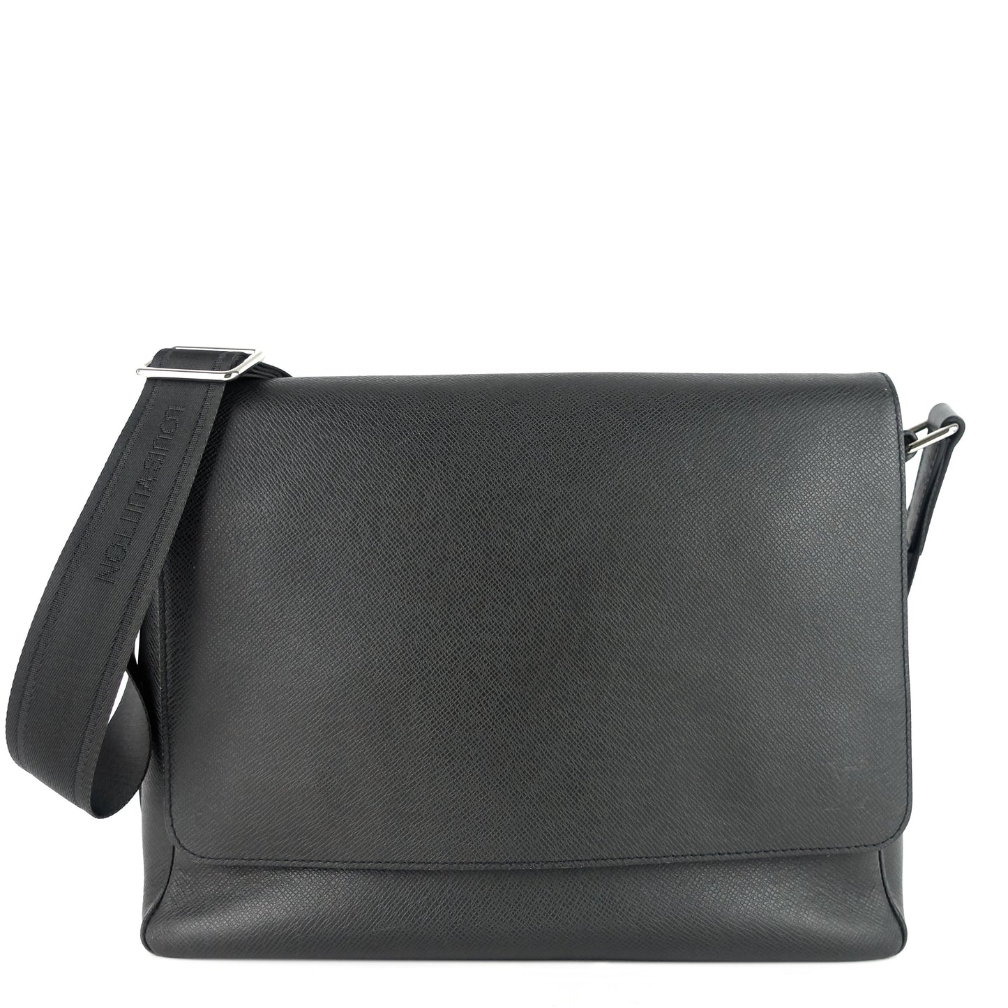 Louis Vuitto Roman MM Taiga Leather Messenger Bag