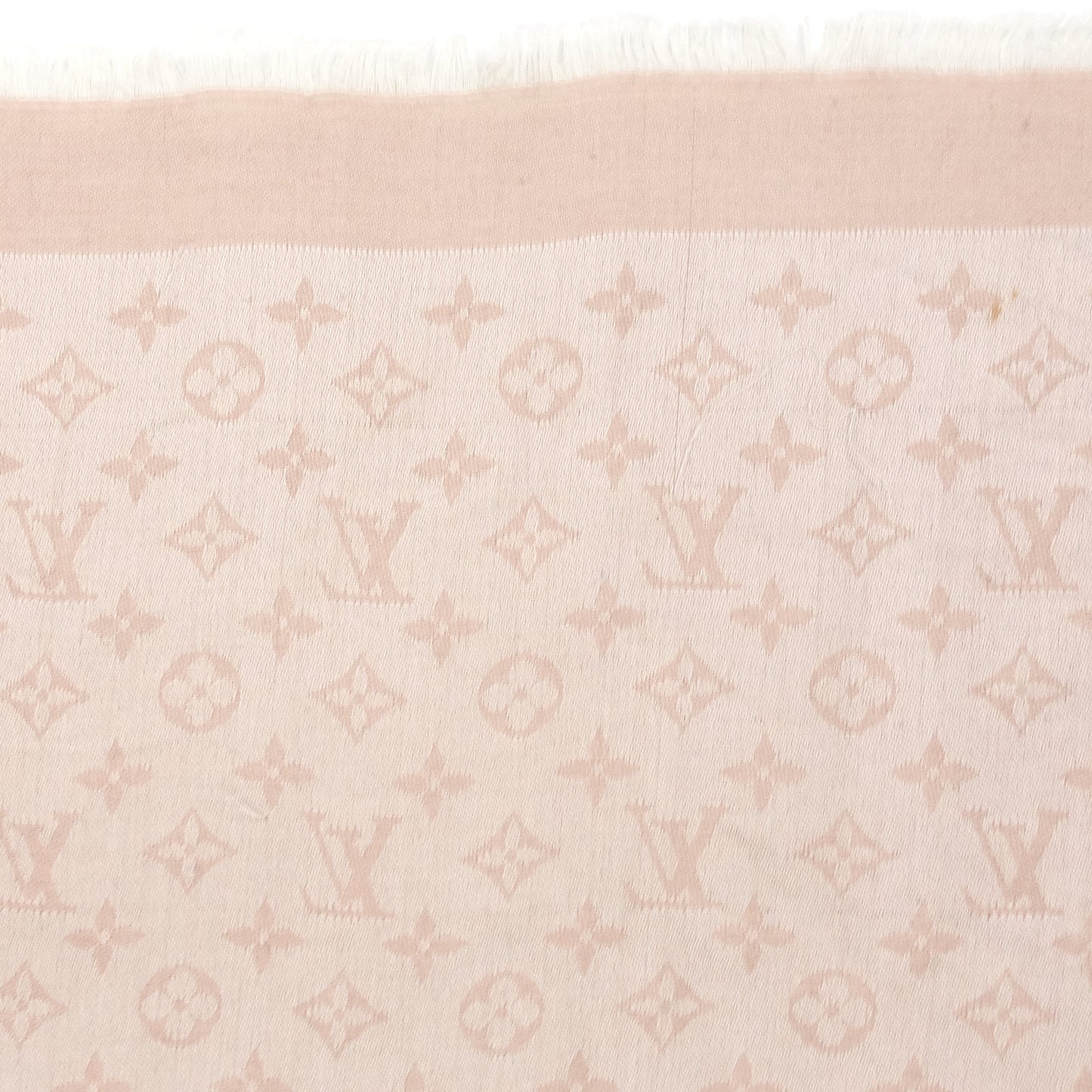 Louis Vuitto Monogram Denim Rose Shawl