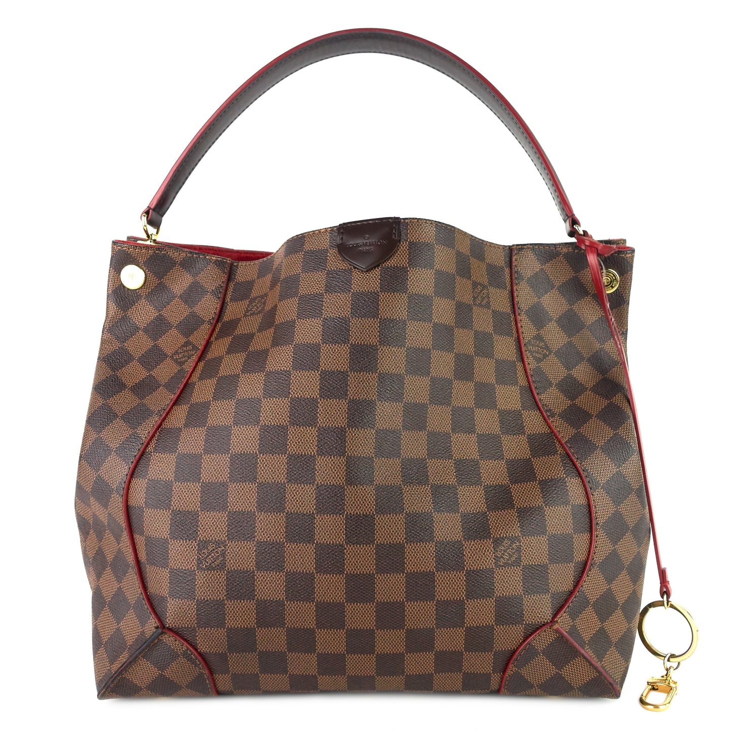 Louis Vuitto Caissa Damier Ebene Canvas Tote Bag
