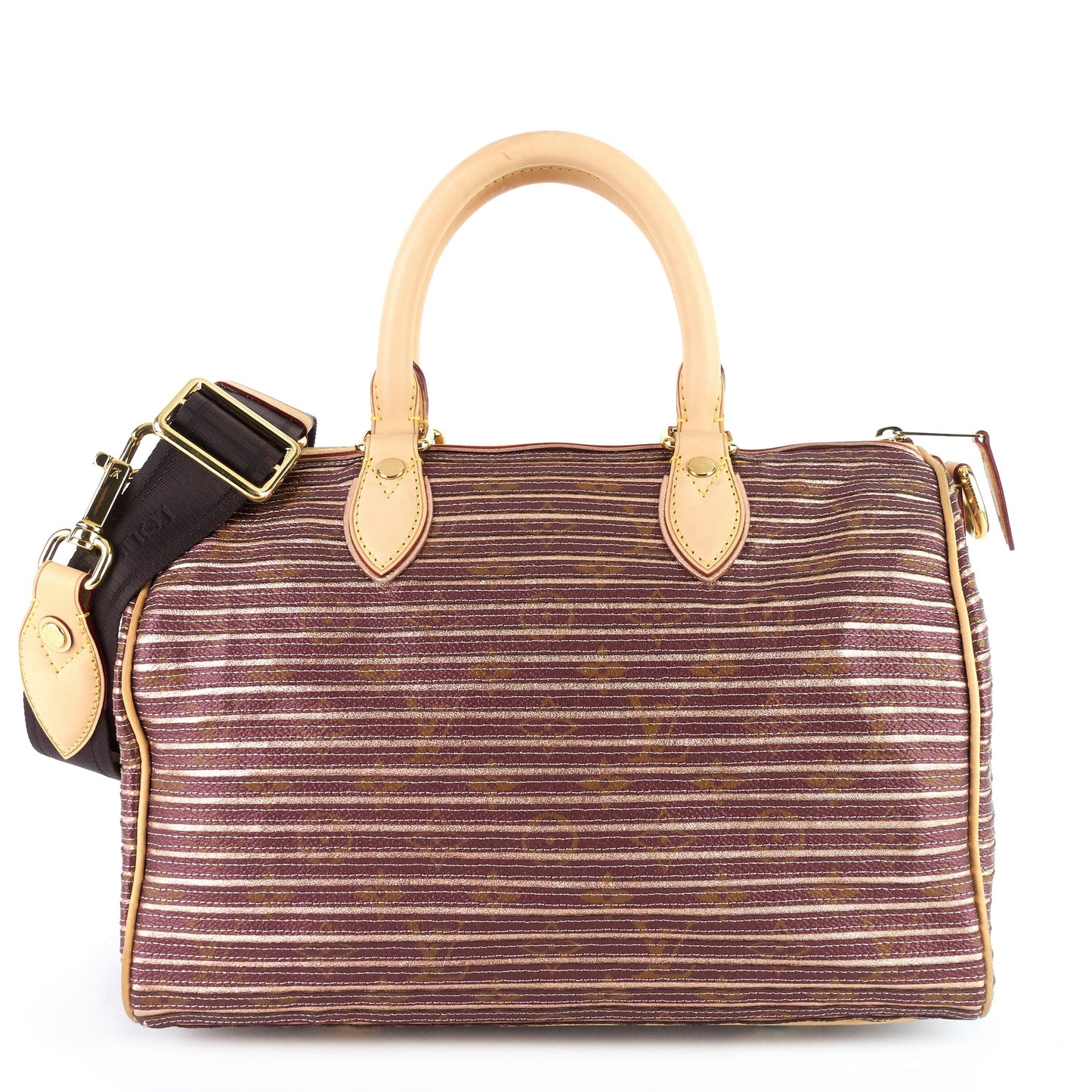 Louis Vuitto Eden Speedy BandouliÃ¨re 30 Canvas Handbag
