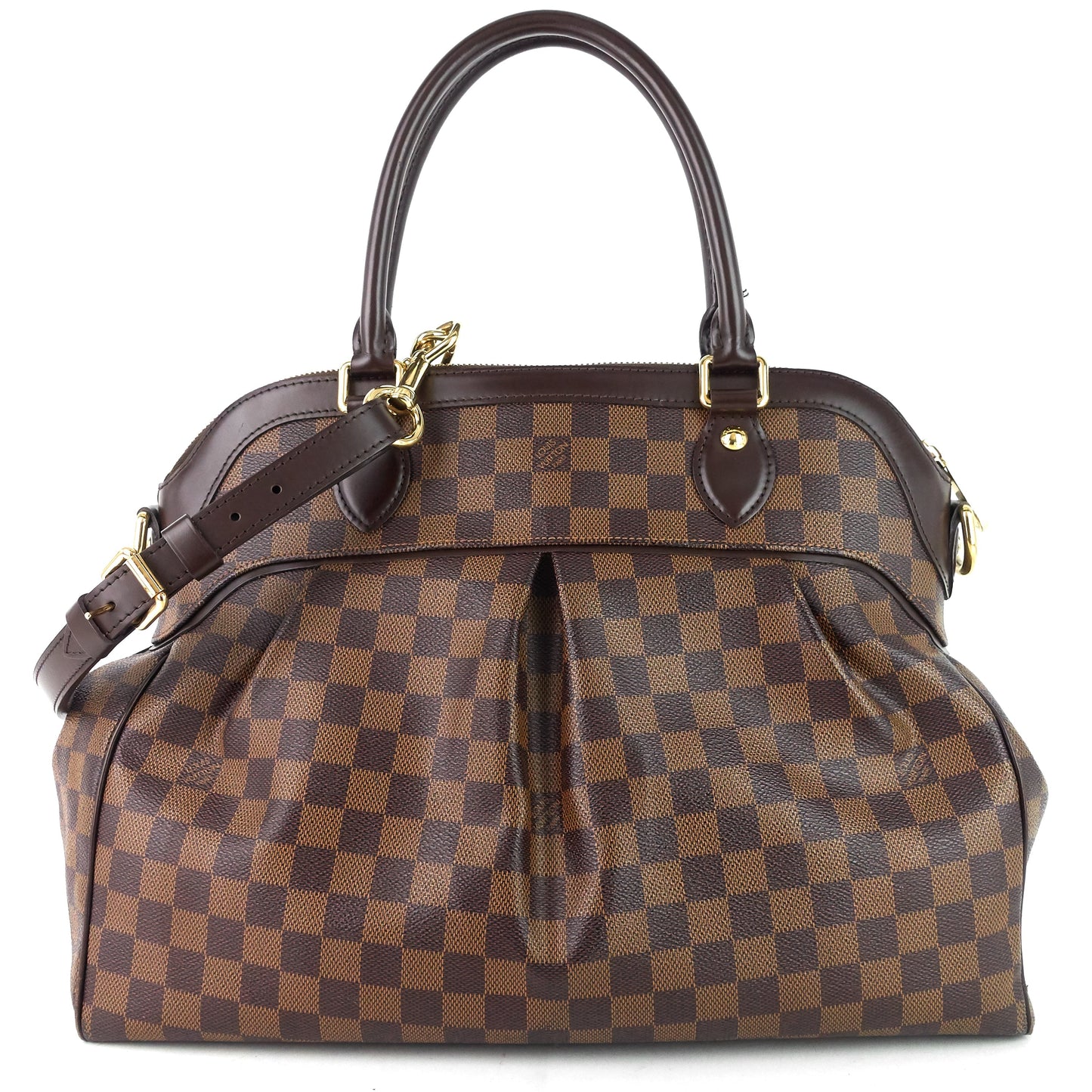 Louis Vuitto Trevi GM Damier Ebene Canvas Bag