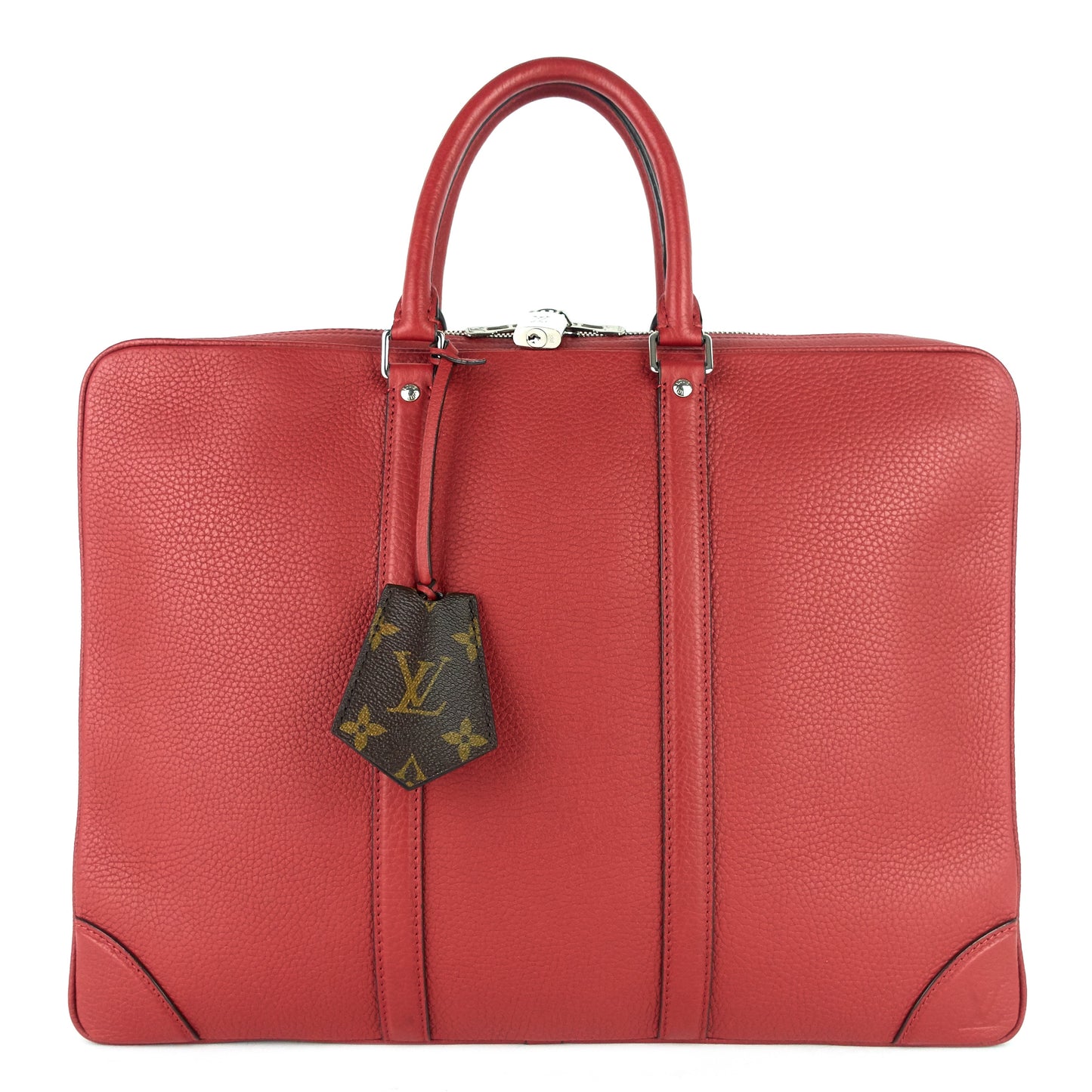 Louis Vuitto Porte-Documents Voyage PM Taurillon Leather Briefcase Bag