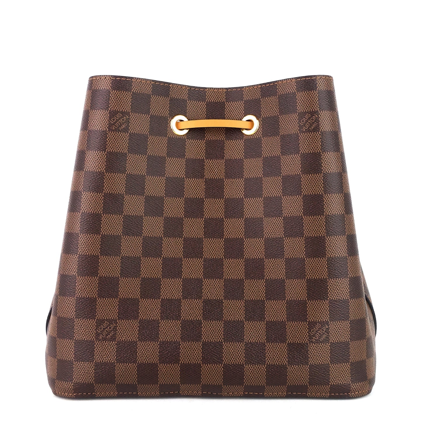 Louis Vuitto NÃ©oNoÃ© Saffron Damier Ebene Canvas Bag