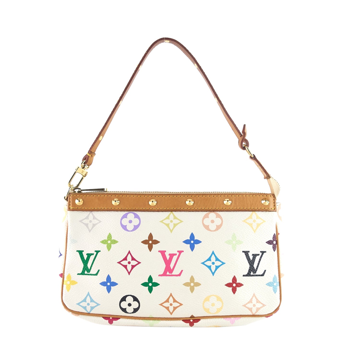 Louis Vuitto Pochette Accessoires Monogram Multicolore Canvas Bag