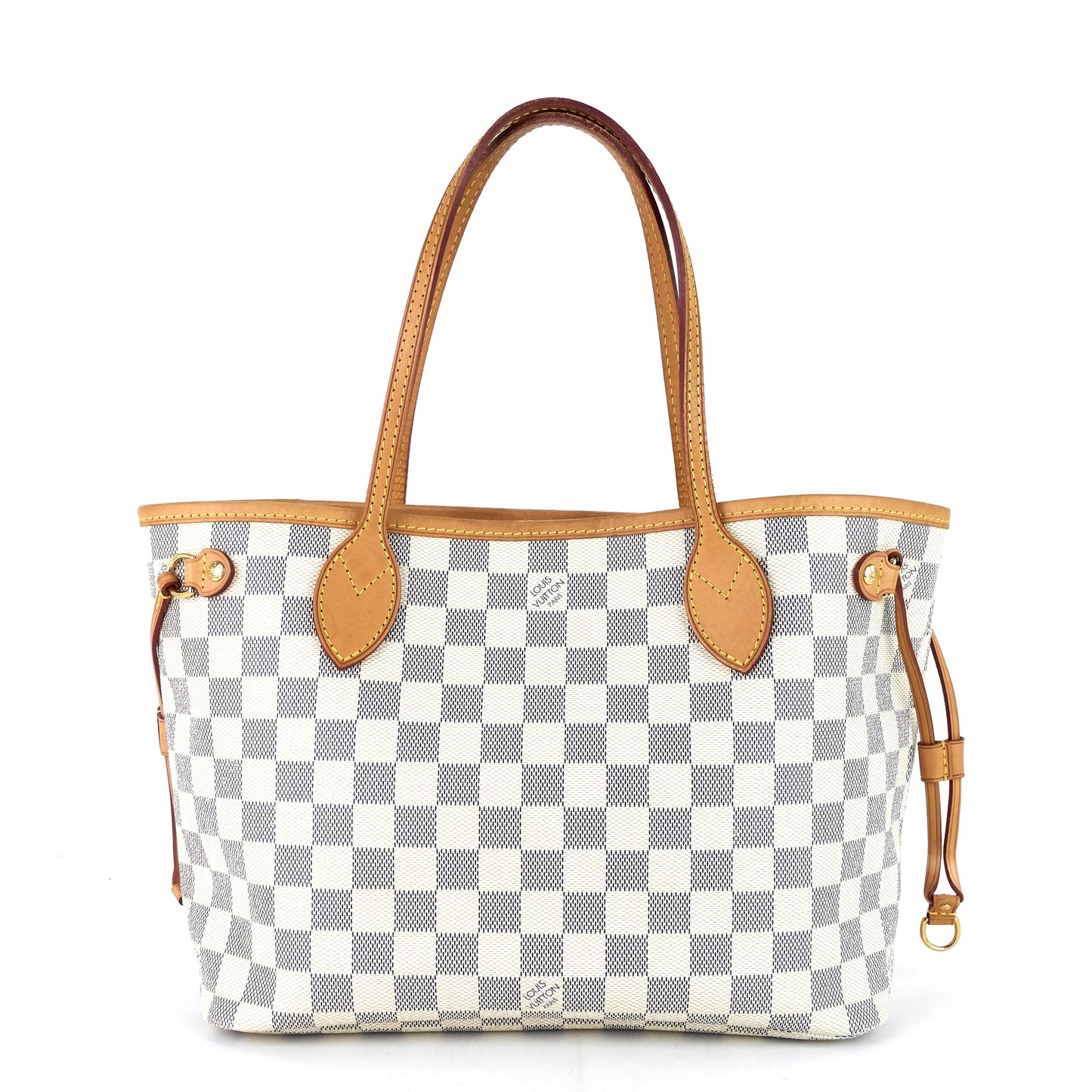 Louis Vuitto Neverfull PM Damier Azur Canvas Bag