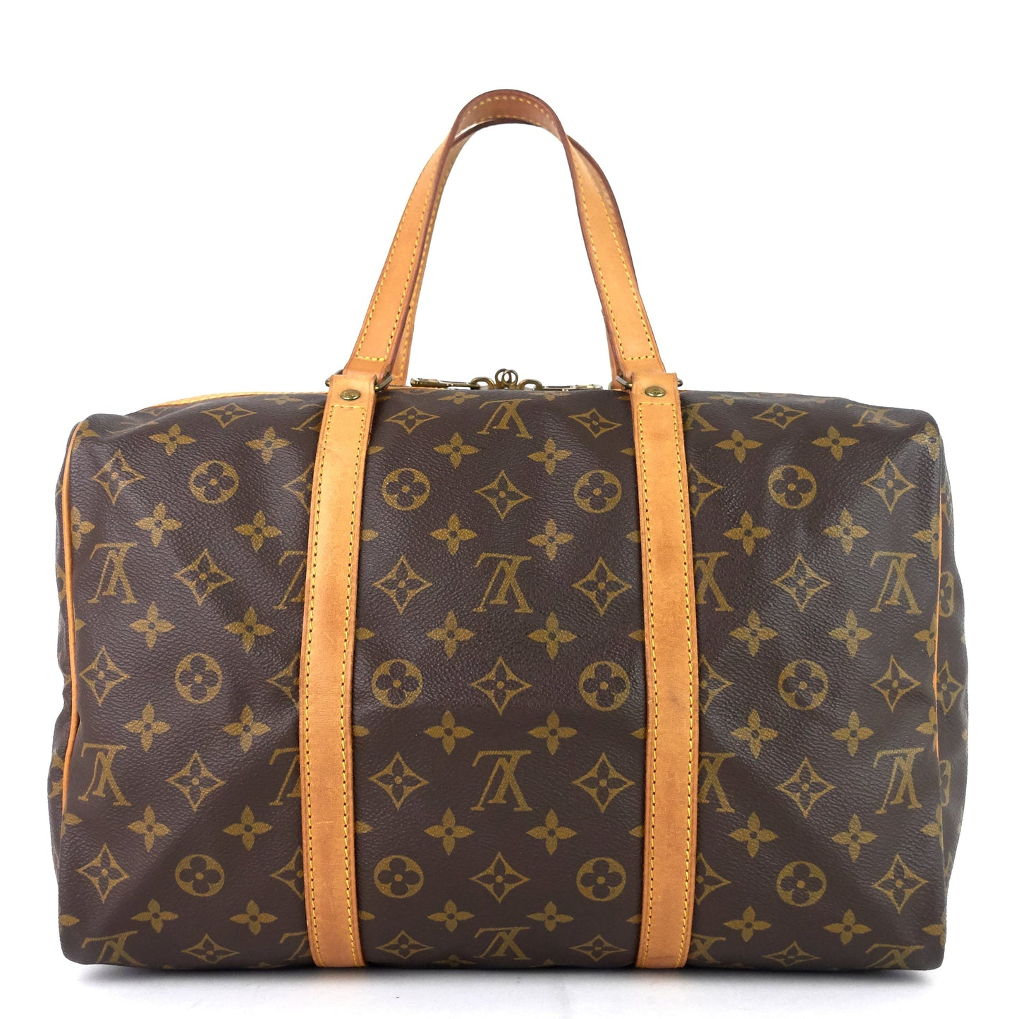 Louis Vuitto Sac Souple 35 Monogram Canvas Duffle Bag
