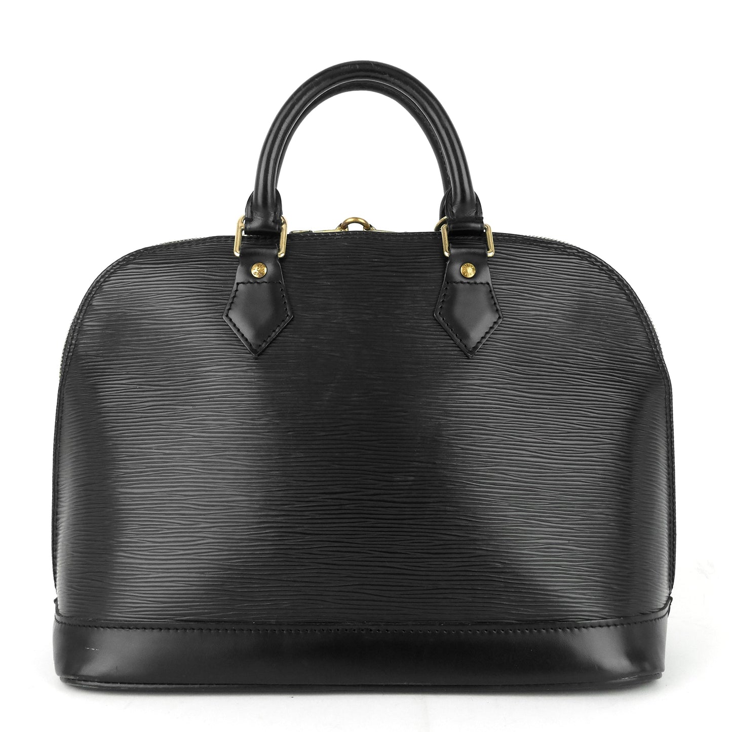 Louis Vuitto Alma Black Epi Leather Bag