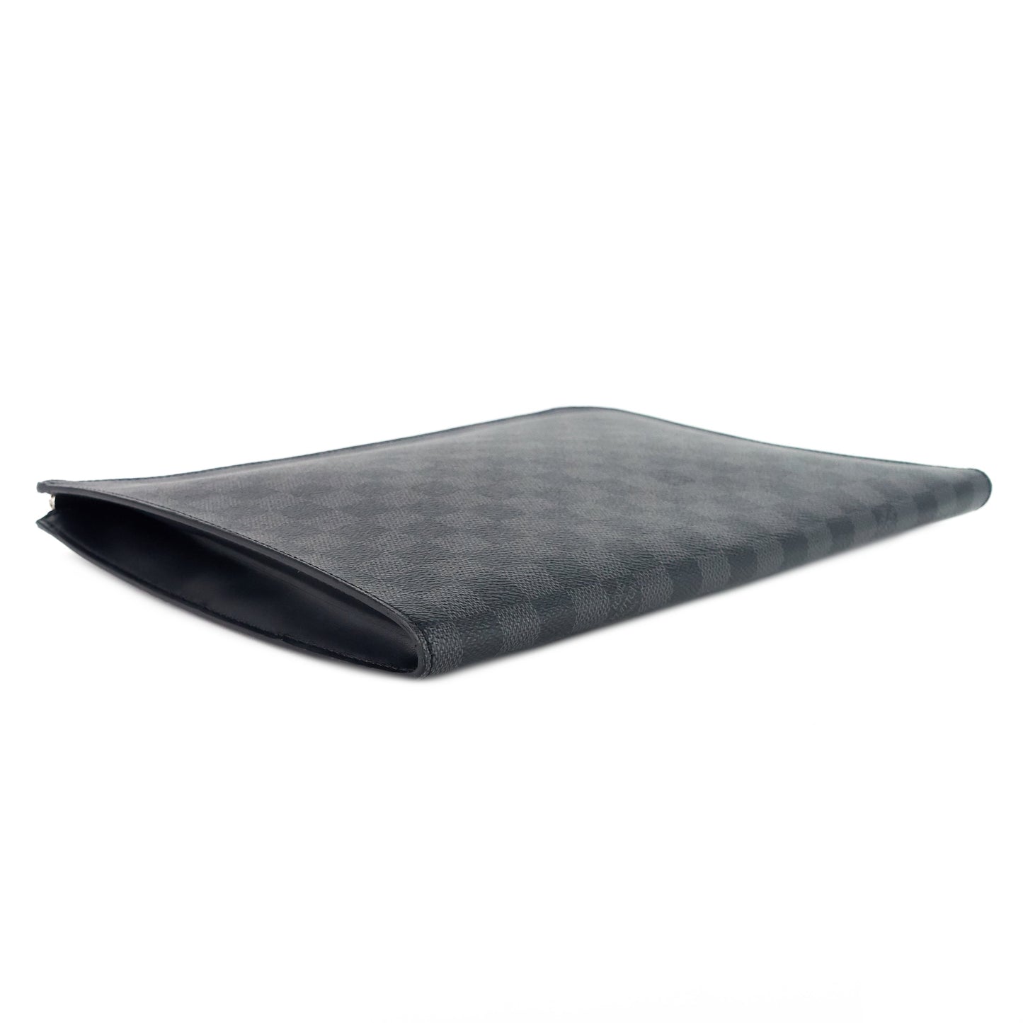Louis Vuitto Pochette Jour GM Zip Around Damier Graphite Canvas Bag