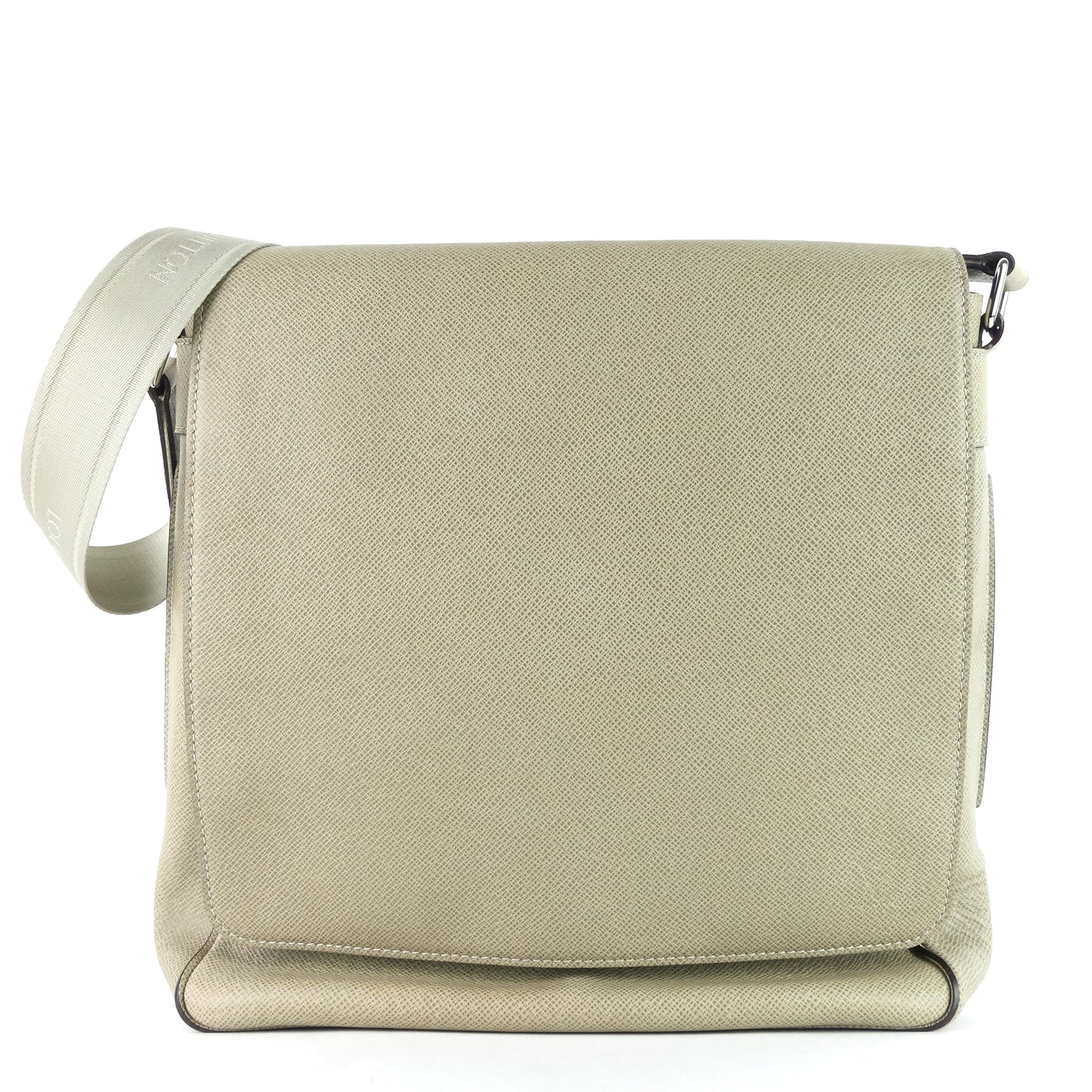 Louis Vuitto Milo Taiga Leather Messenger Bag