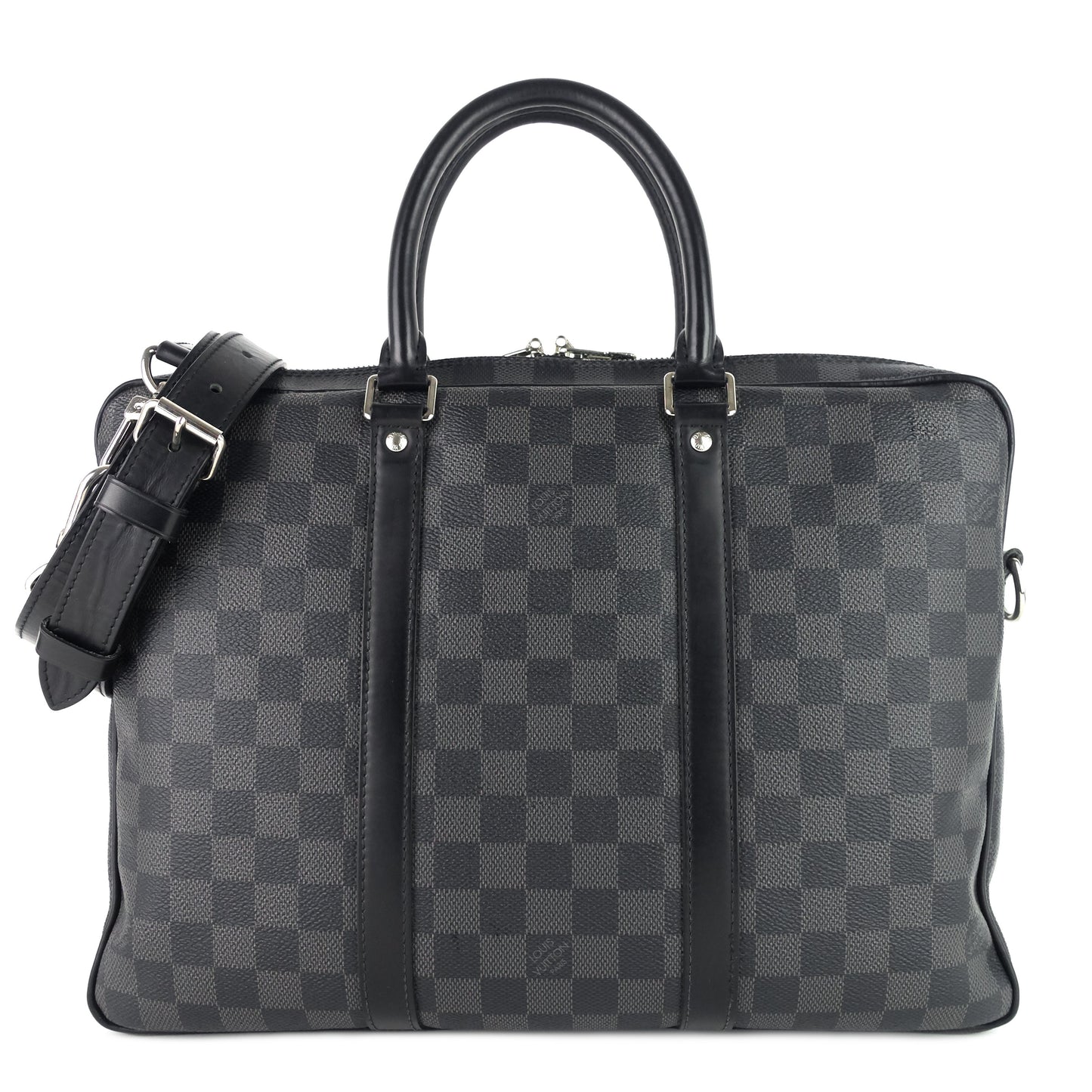 Louis Vuitto Porte-Documents Voyage PM Damier Graphite Canvas Briefcase Bag
