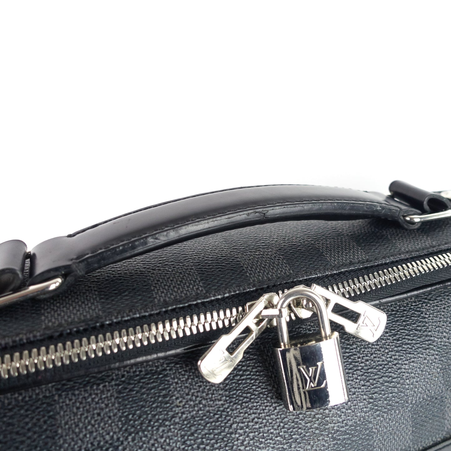 Louis Vuitto Steeve Damier Graphite Canvas Briefcase Bag