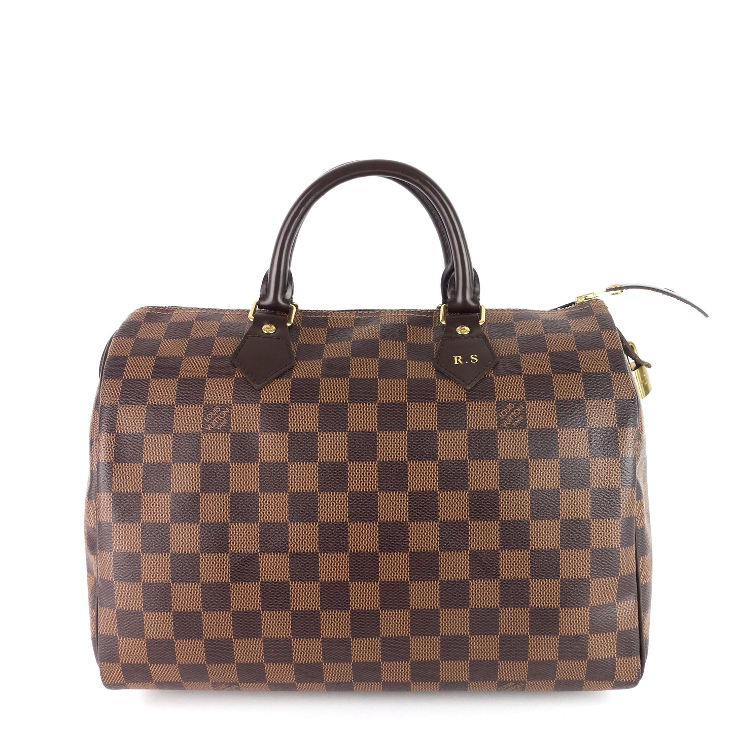 Louis Vuitto Speedy 30 Damier Ebene Canvas Bag