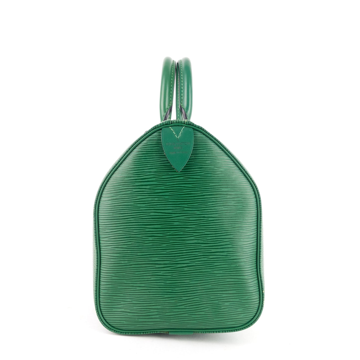 Louis Vuitto Speedy 25 Green Epi Leather Bag