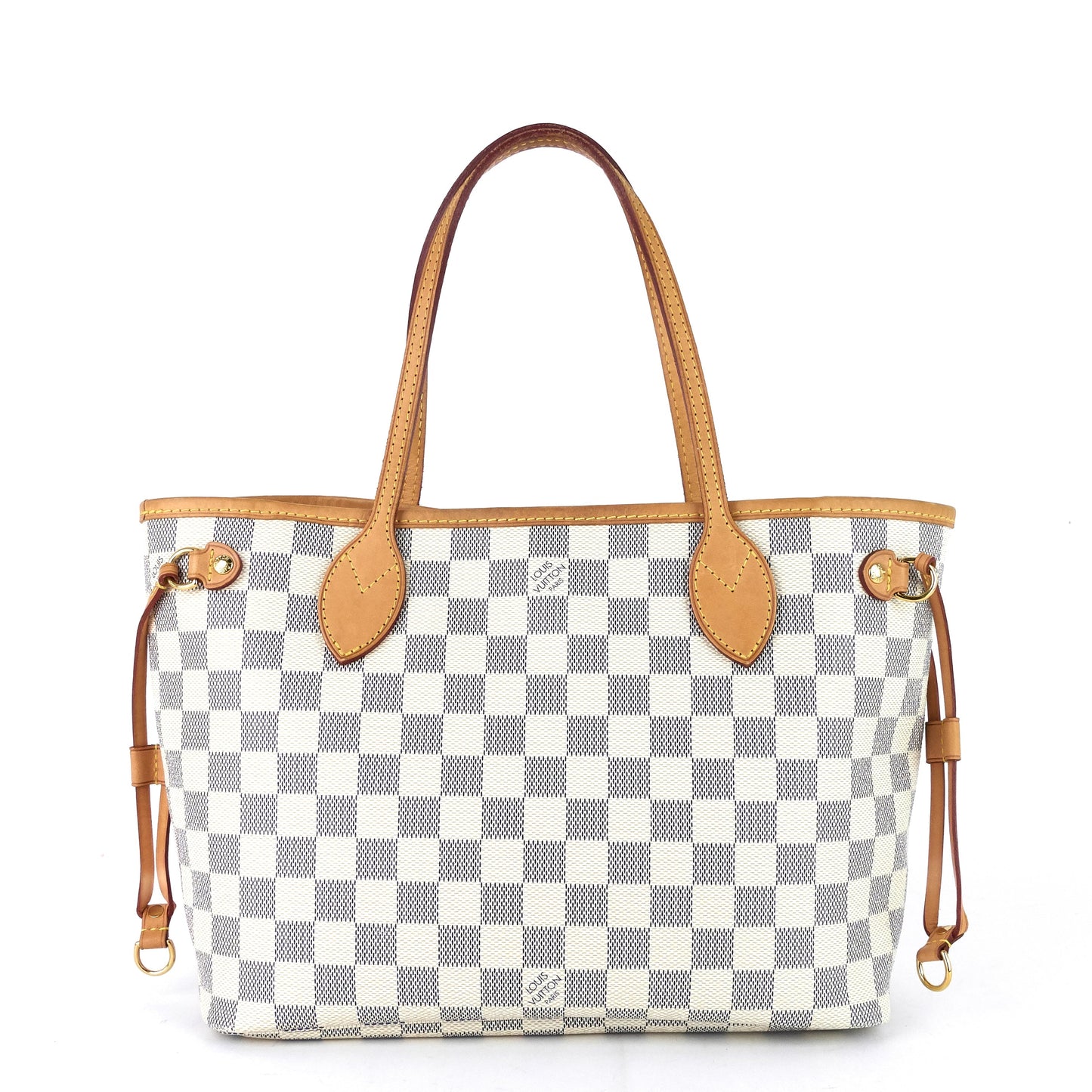 Louis Vuitto Neverfull PM Damier Azur Canvas Bag