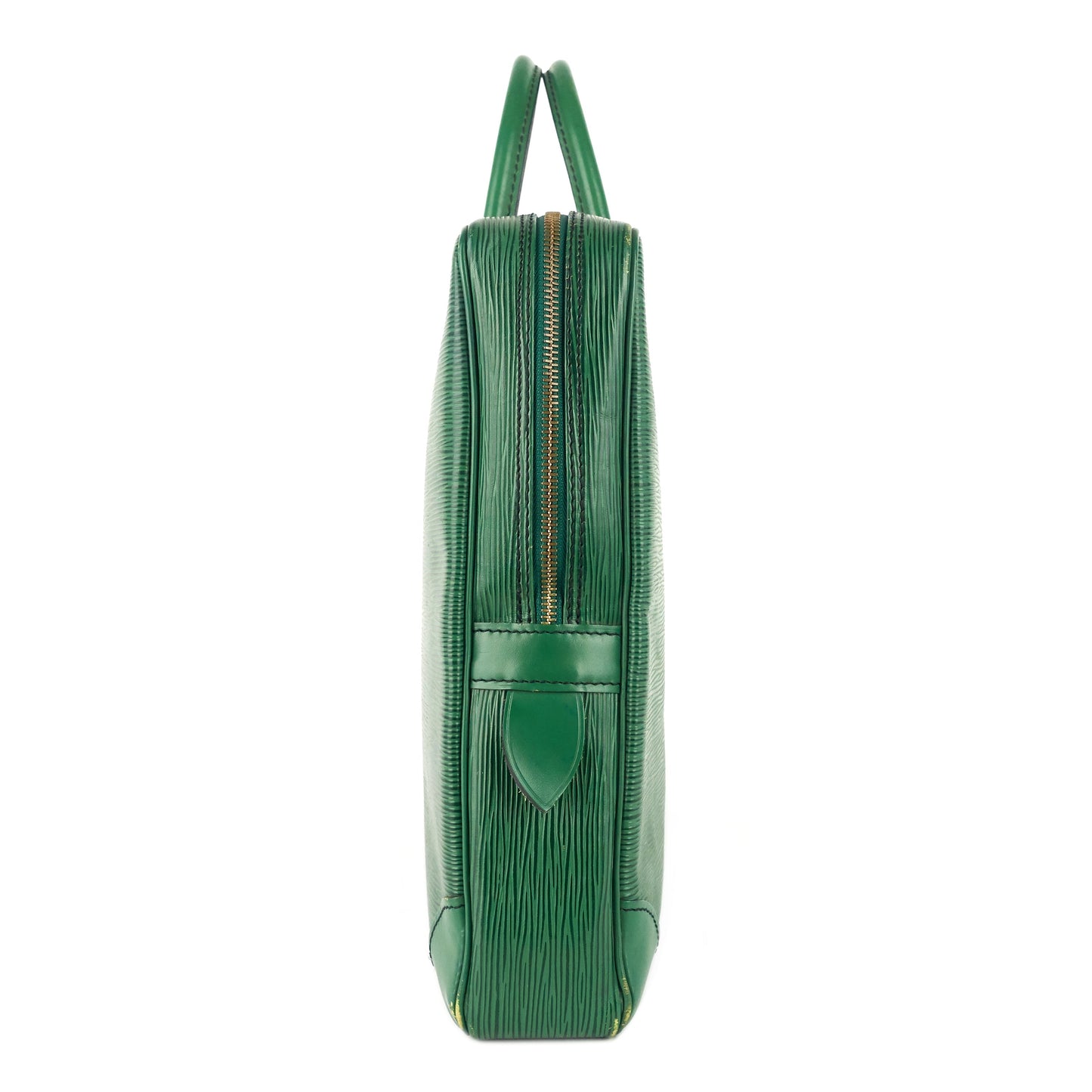 Louis Vuitto Porte-Documents Voyage Green Epi Leather Briefcase Bag