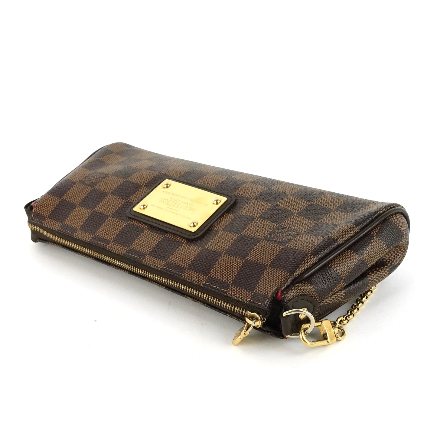 Louis Vuitto Eva Damier Ebene Canvas Crossbody Bag