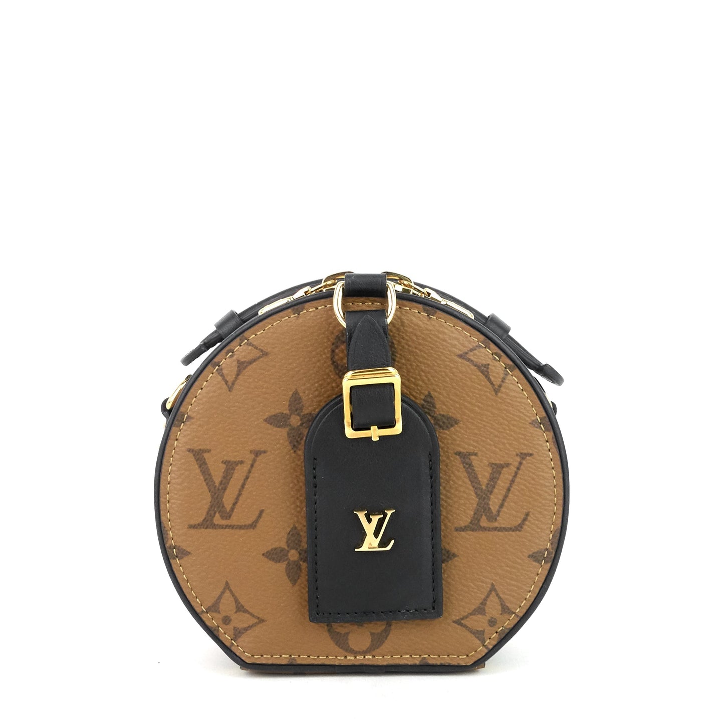 Louis Vuitto Mini BoÃ®te Chapeau Monogram Reverse Canvas Bag