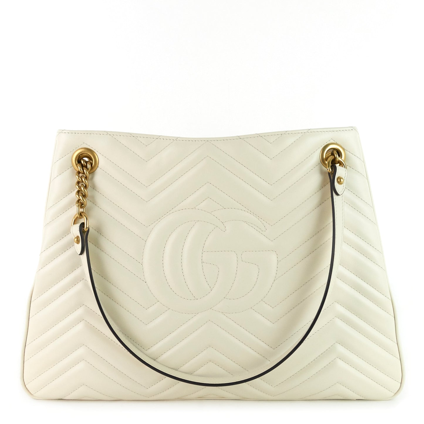 Gucci Marmont Medium MatelassÃ© Calf Leather Chain Shoulder Bag