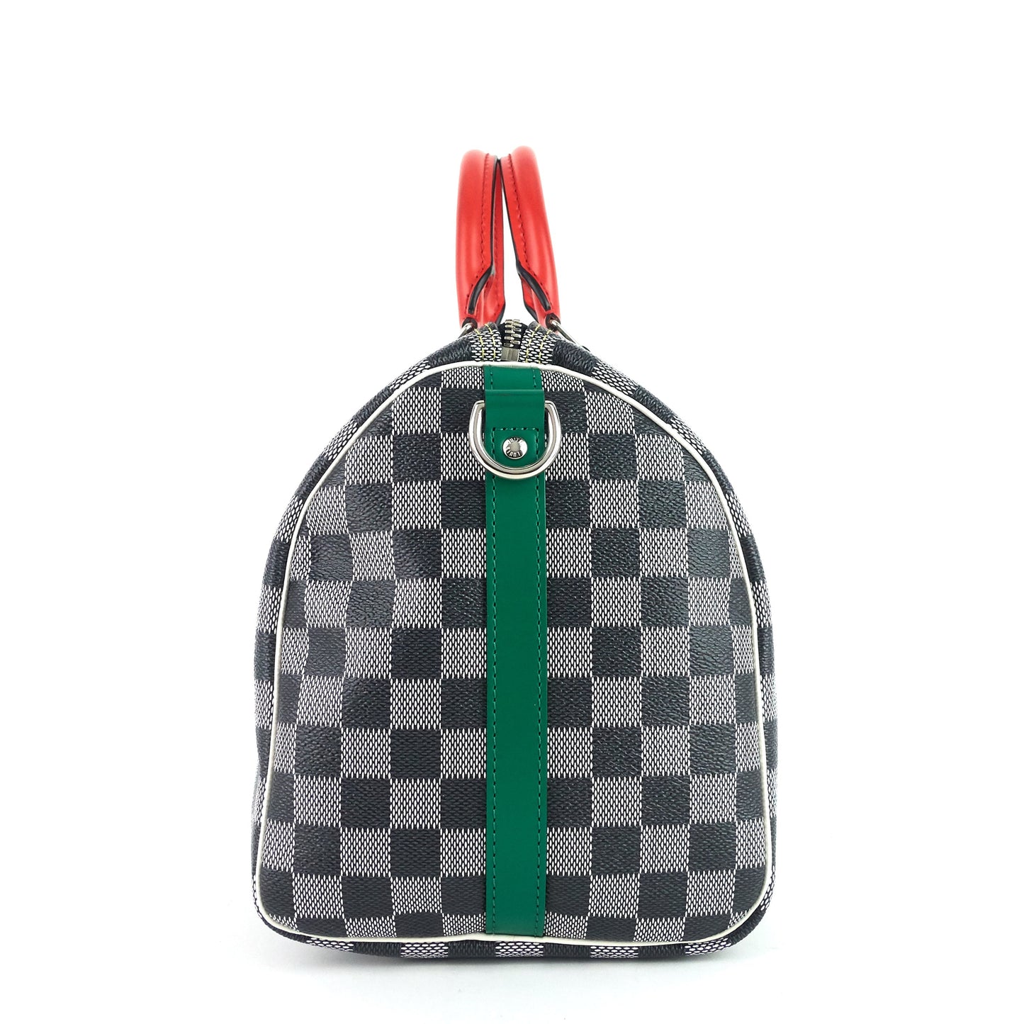 Louis Vuitto Speedy 30 BandouliÃ¨re Black White Damier Canvas Bag