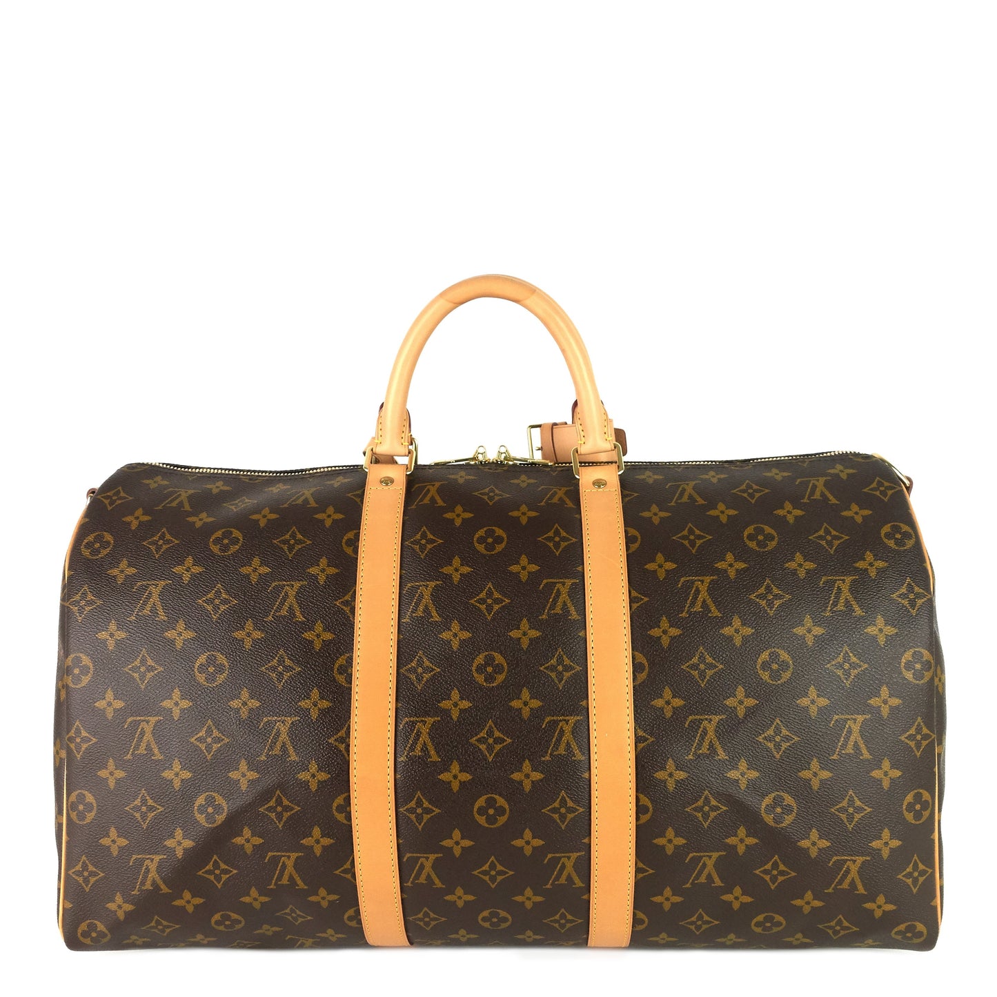 Louis Vuitto Keepall 50 BandouliÃ¨re Monogram Canvas Bag