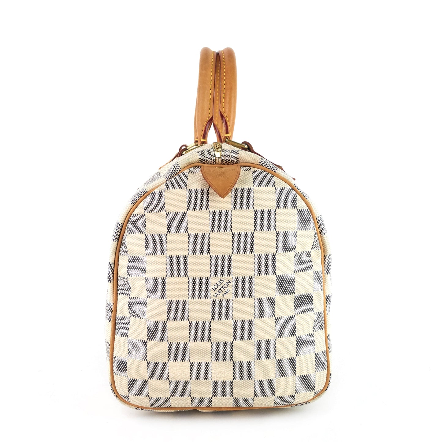Louis Vuitto Speedy 30 Damier Azur Canvas Handbag