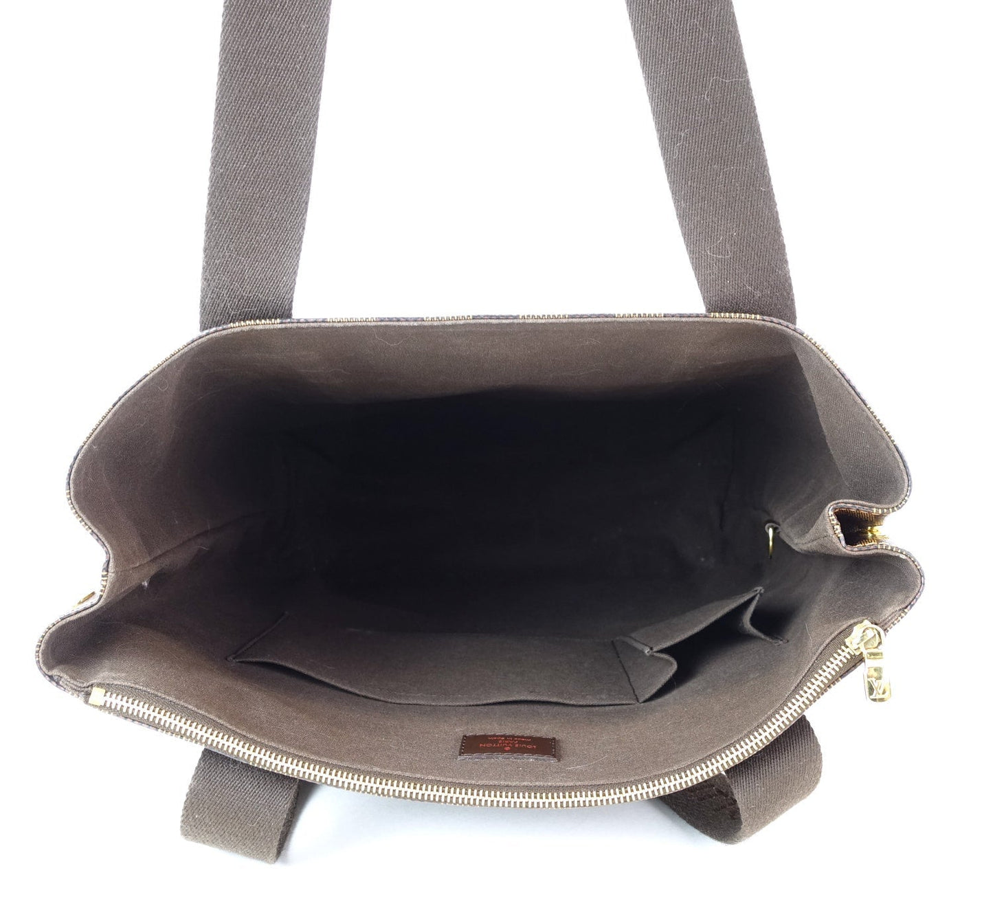 Louis Vuitto Cabas Beaubourg Damier Ebene Canvas Tote Bag