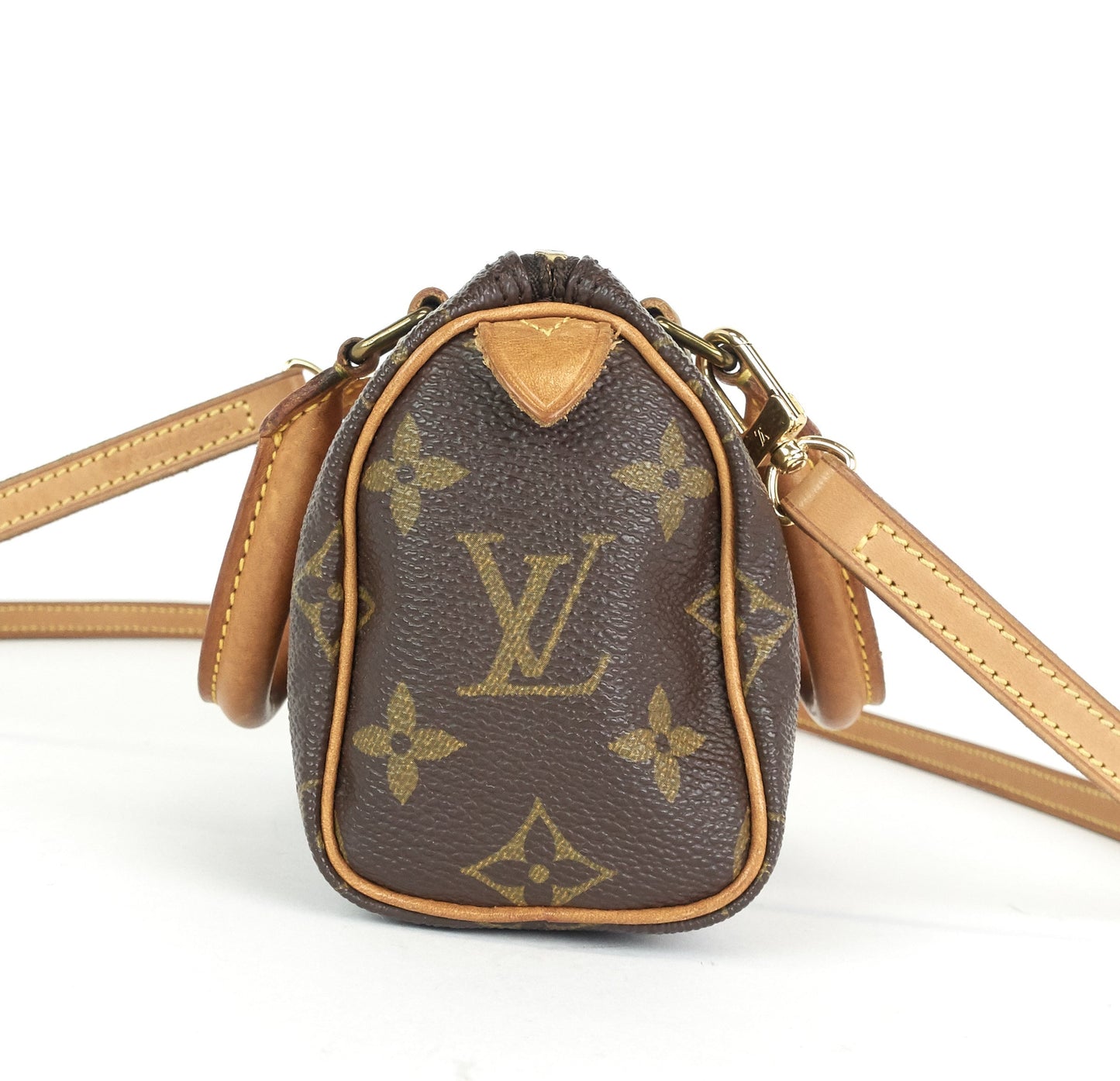 Louis Vuitto Mini Speedy Sac HL Monogram Canvas Handbag with Strap