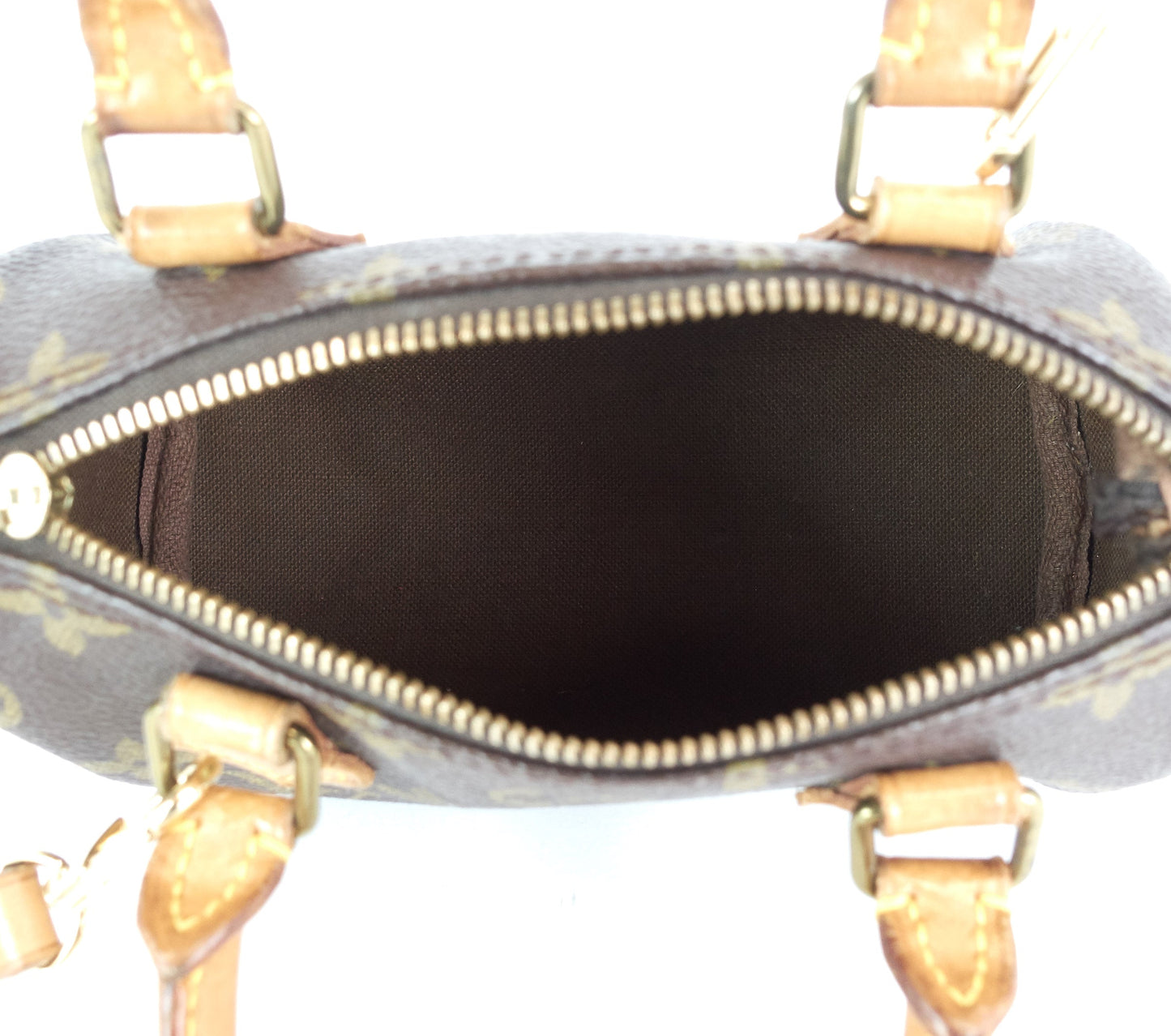 Louis Vuitto Mini Speedy Sac HL Monogram Canvas Handbag with Strap