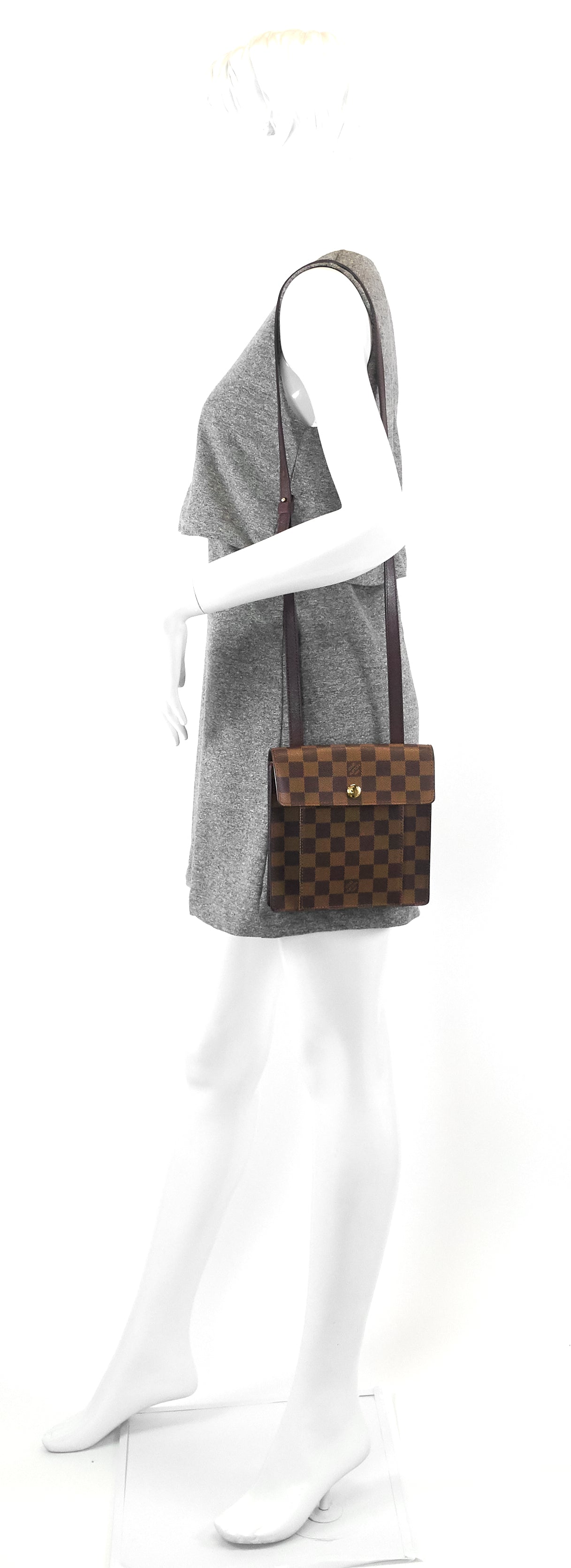 Louis Vuitto Pimlico Damier Ebene Canvas Bag