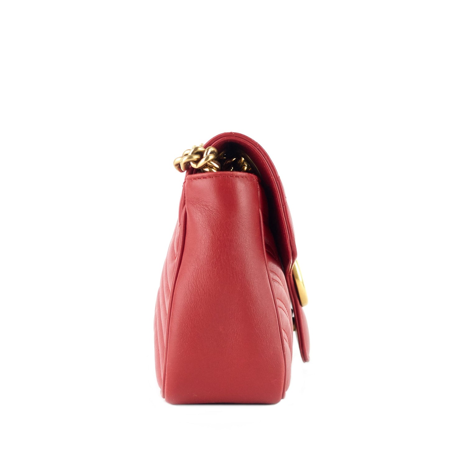 Gucci GG Marmont Small MatelassÃ© Calfskin Leather Shoulder Bag