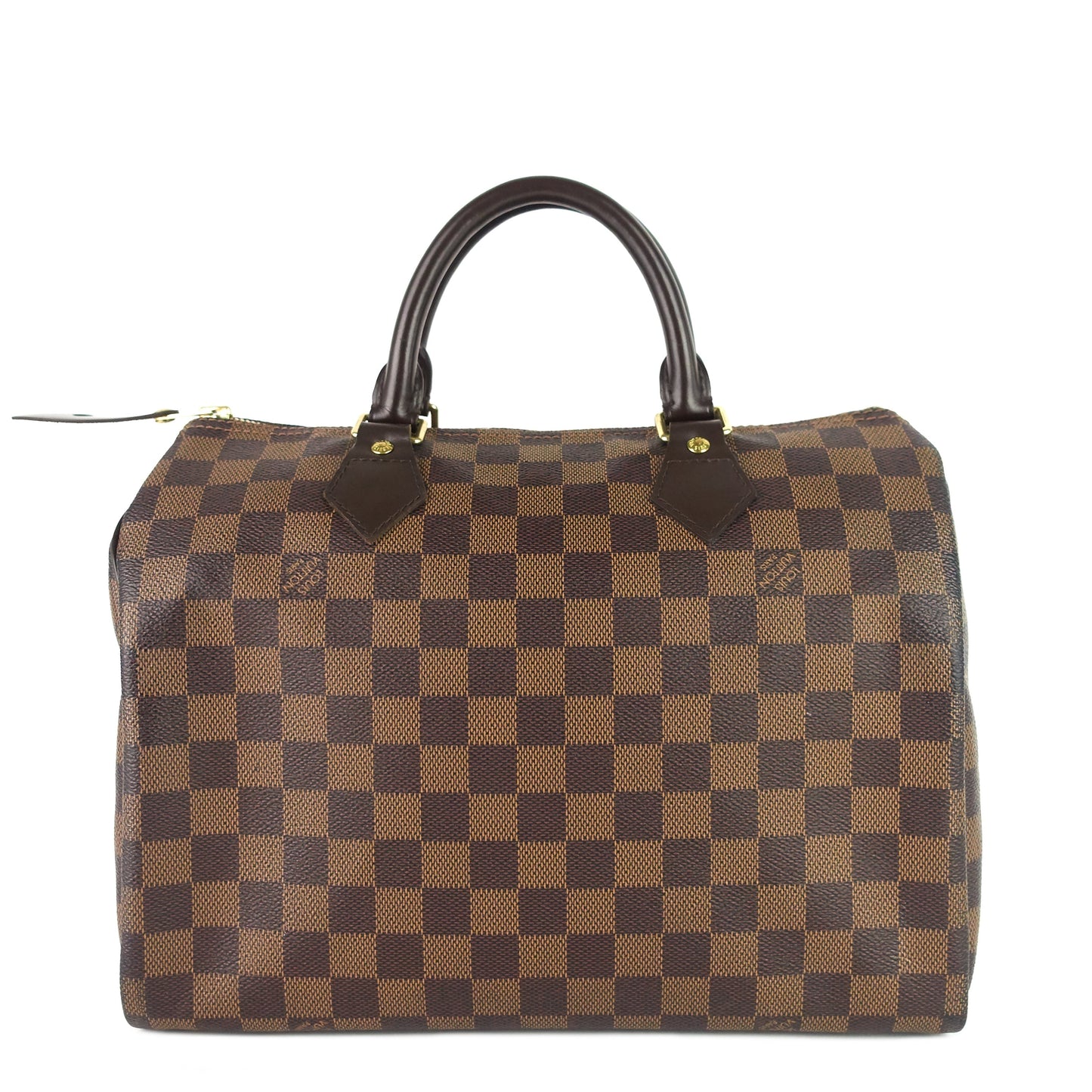 Louis Vuitto Speedy 30 Damier Ebene Canvas Bag
