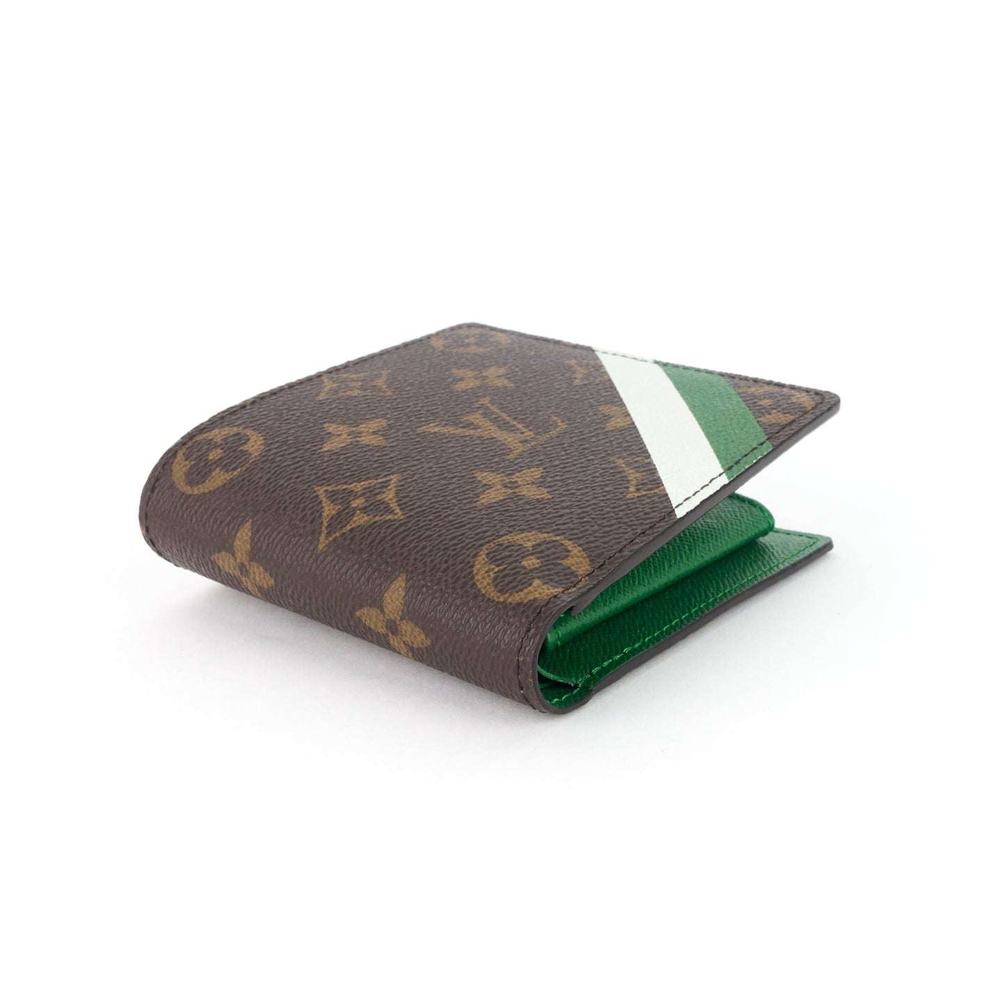 Louis Vuitto Marco My LV Heritage Monogram Canvas Wallet