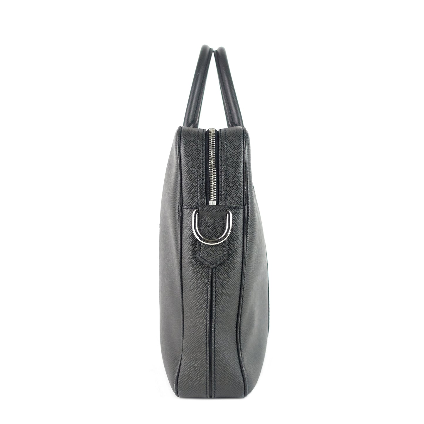 Louis Vuitto Porte-Document Voyage Ardoise Leather Briefcase Bag