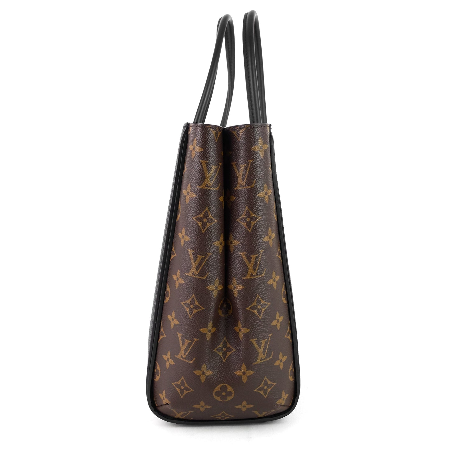 Louis Vuitto Kimono Monogram Canvas and Black Leather Bag